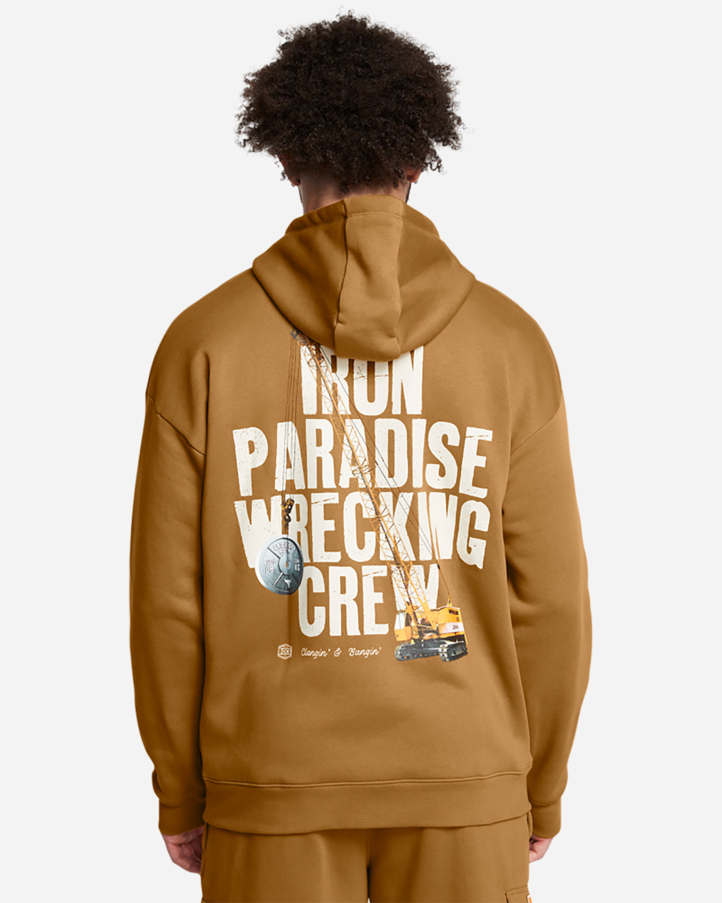 Felpa UNDER ARMOUR THE ROCK ICON TOOLS M - Giallo - 3 | Cisalfa Sport