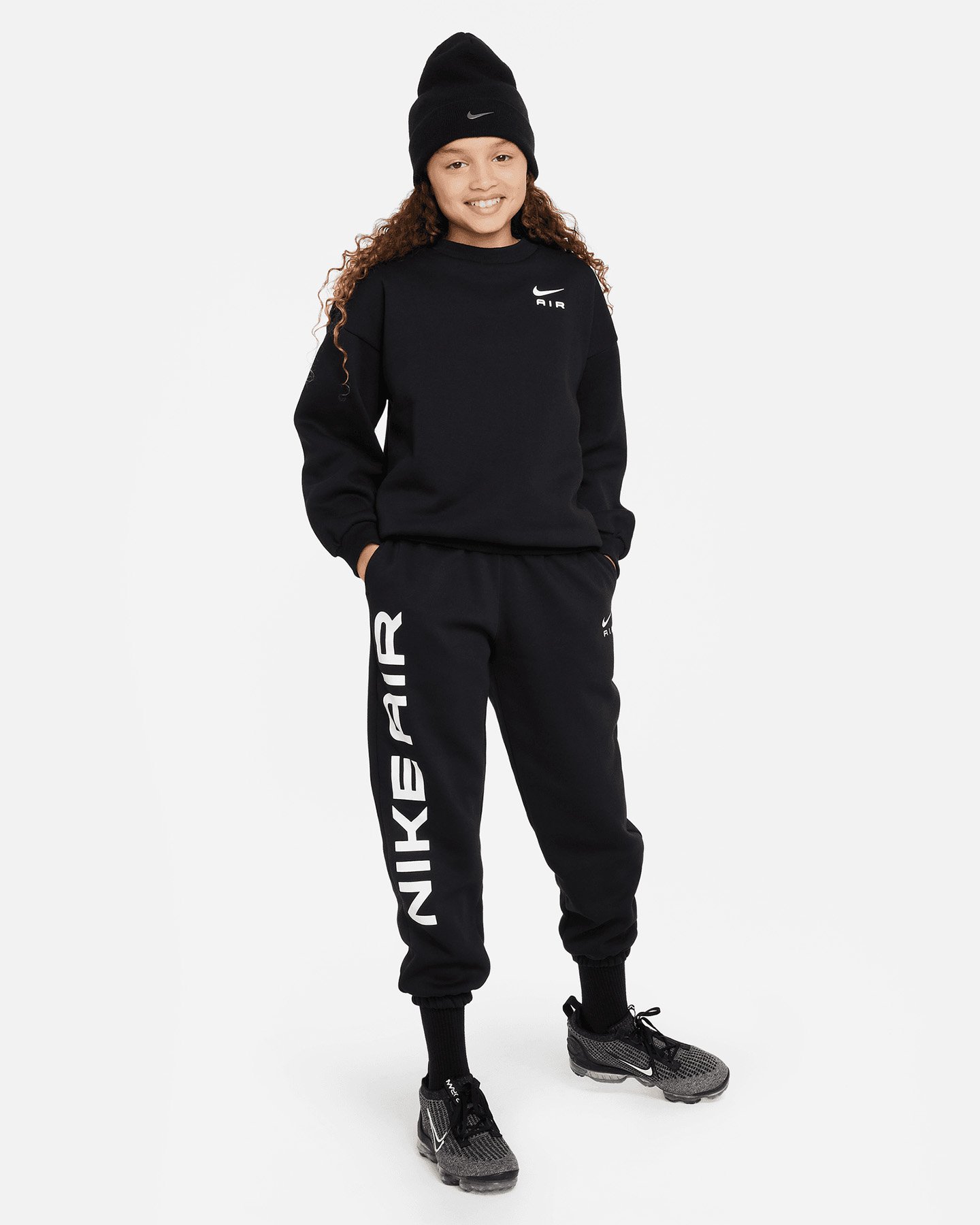 Pantalone NIKE AIR JR - Nero - 5 | Cisalfa Sport