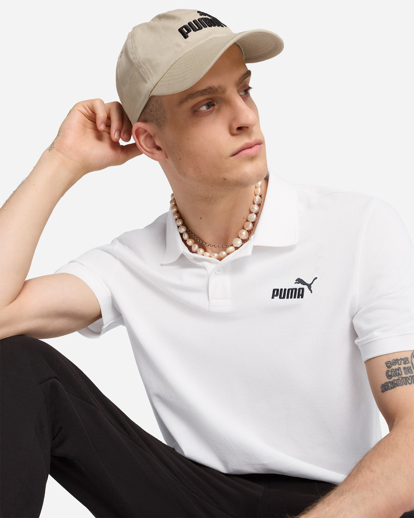 T-shirt PUMA SMALL LOGO M - Bianco - 4 | Cisalfa Sport