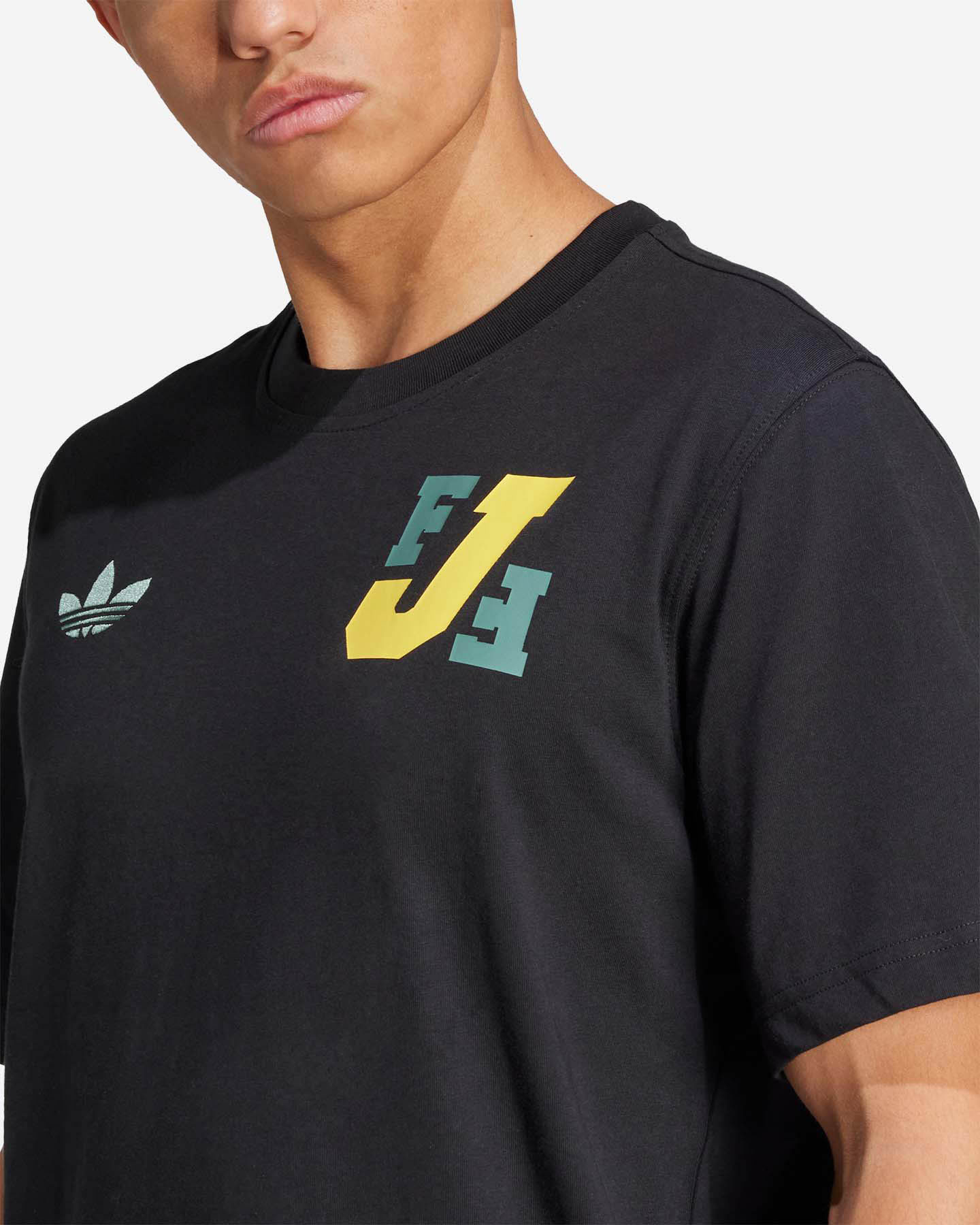 Abbigliamento calcio ufficiale ADIDAS JAMAICA VRCT OG M - Nero - 4 | Cisalfa Sport