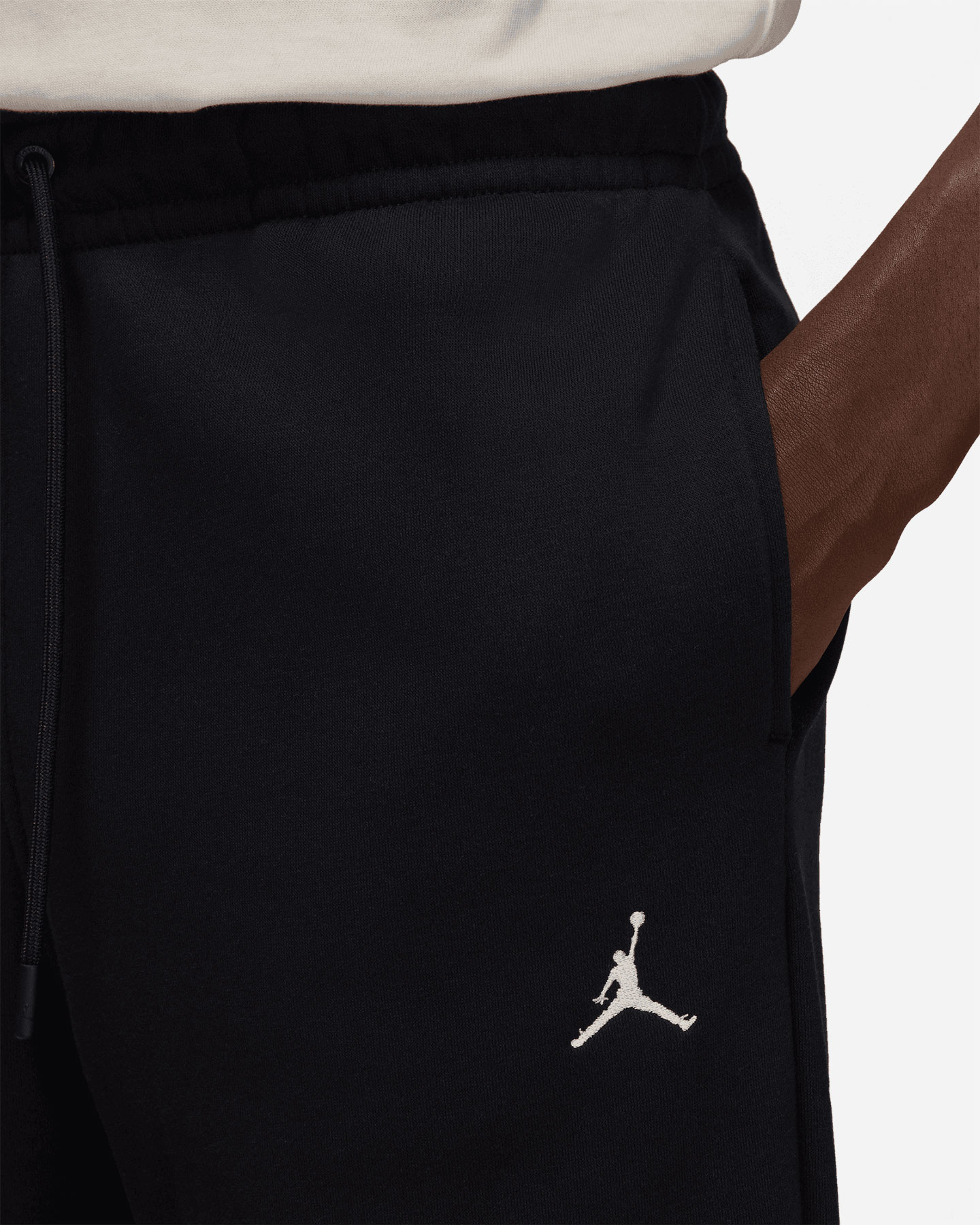 Pantalone NIKE FLC BROOKLYN JORDAN M - Nero - 4 | Cisalfa Sport