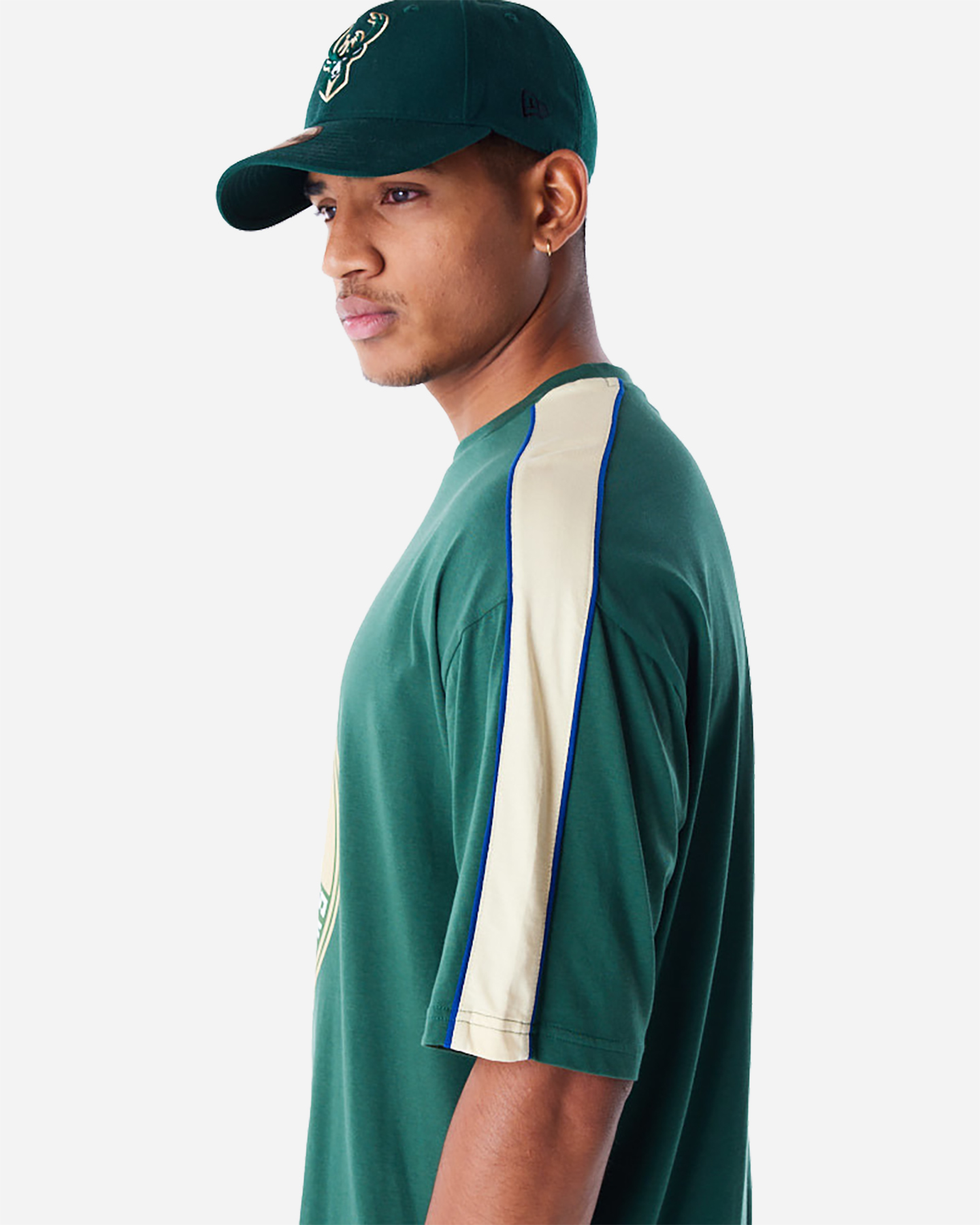 Abbigliamento basket NEW ERA PANEL OS BUCKS M - Verde - 4 | Cisalfa Sport