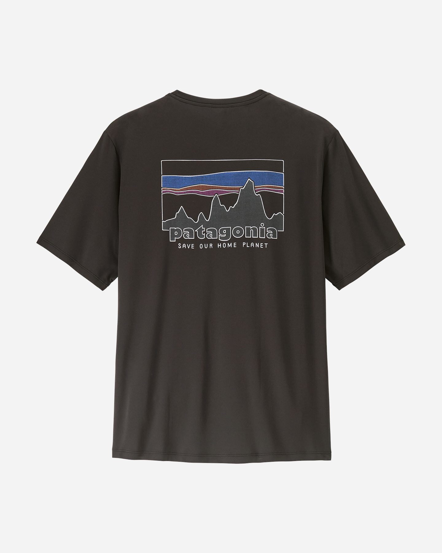 T-shirt PATAGONIA CAPILENE COOL DAILY '73 SKYLINE M - Nero - 1 | Cisalfa Sport
