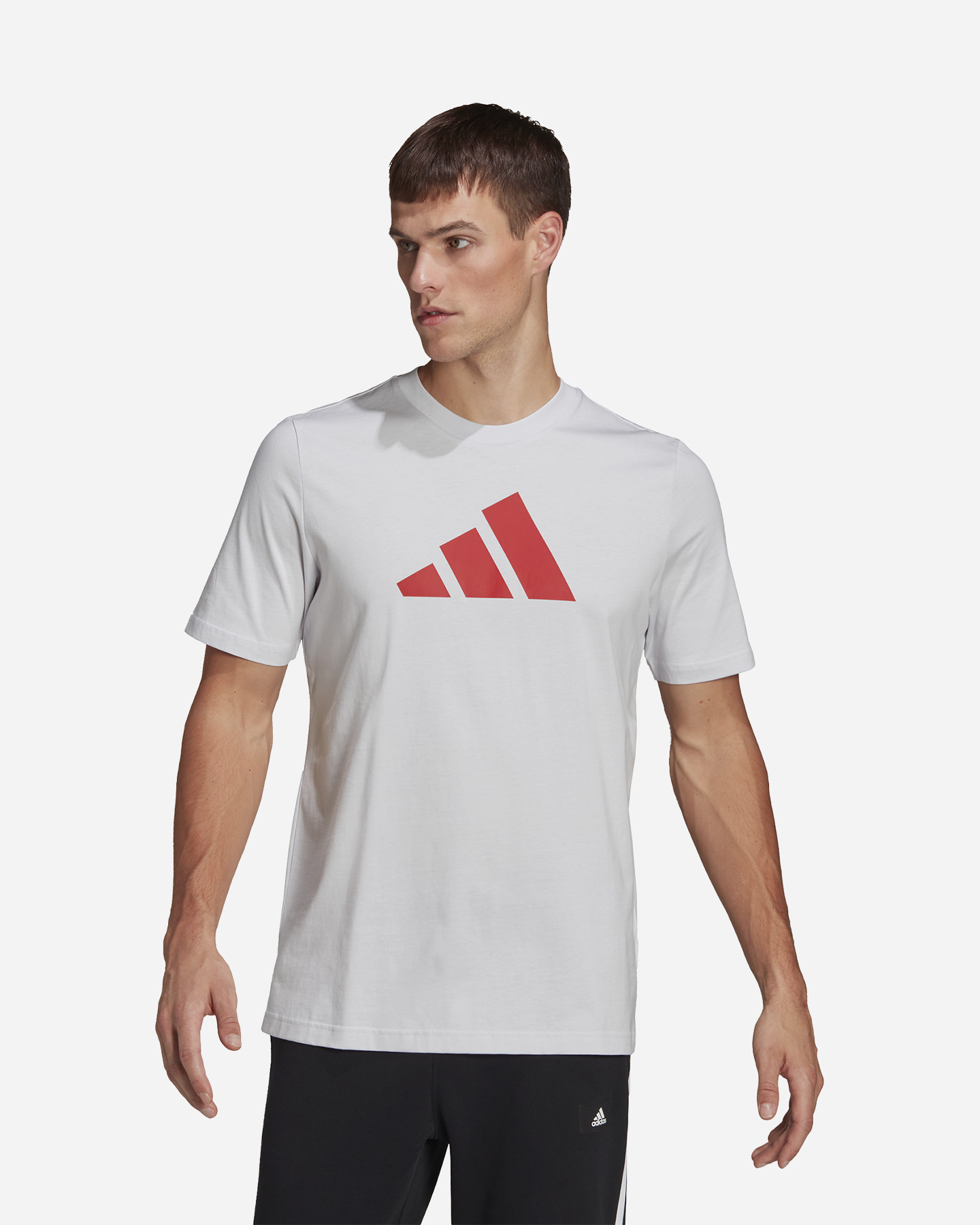 T-shirt ADIDAS 3BAR BIG LOGO M - Bianco - 1 | Cisalfa Sport