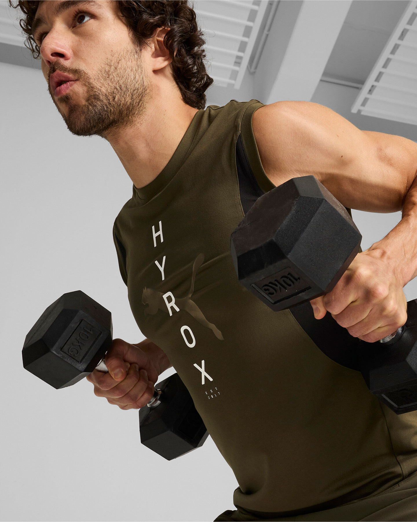 Canotta training PUMA HYROX ALWAYS ON CLOUDSPUN M - Verde - 4 | Cisalfa Sport