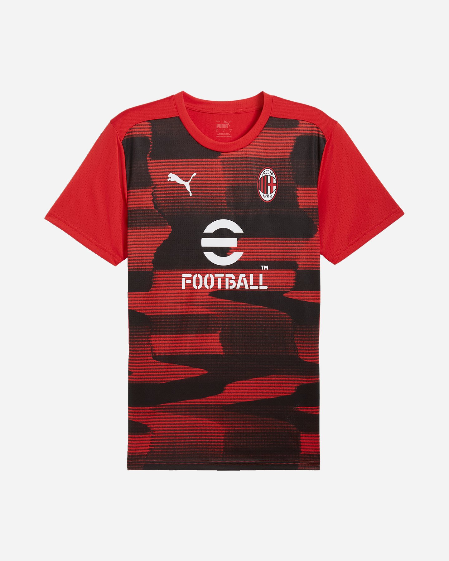 Abbigliamento calcio ufficiale PUMA MILAN PREMATCH SS HOME 24-25 M - Color mix - 0 | Cisalfa Sport