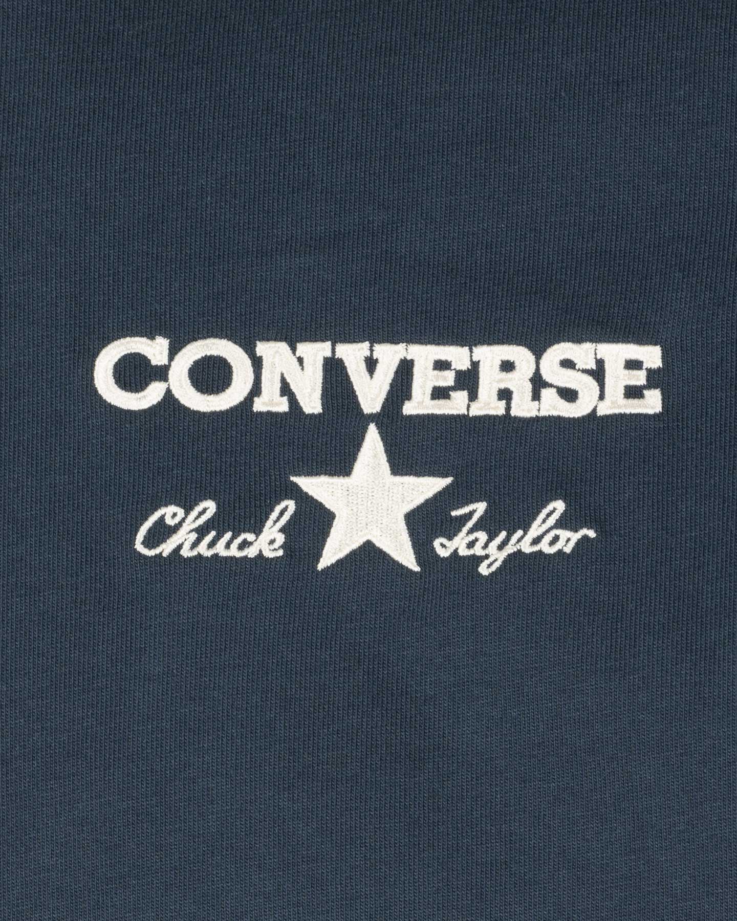 T-shirt CONVERSE SMALL CHUCK M - Blu - 2 | Cisalfa Sport