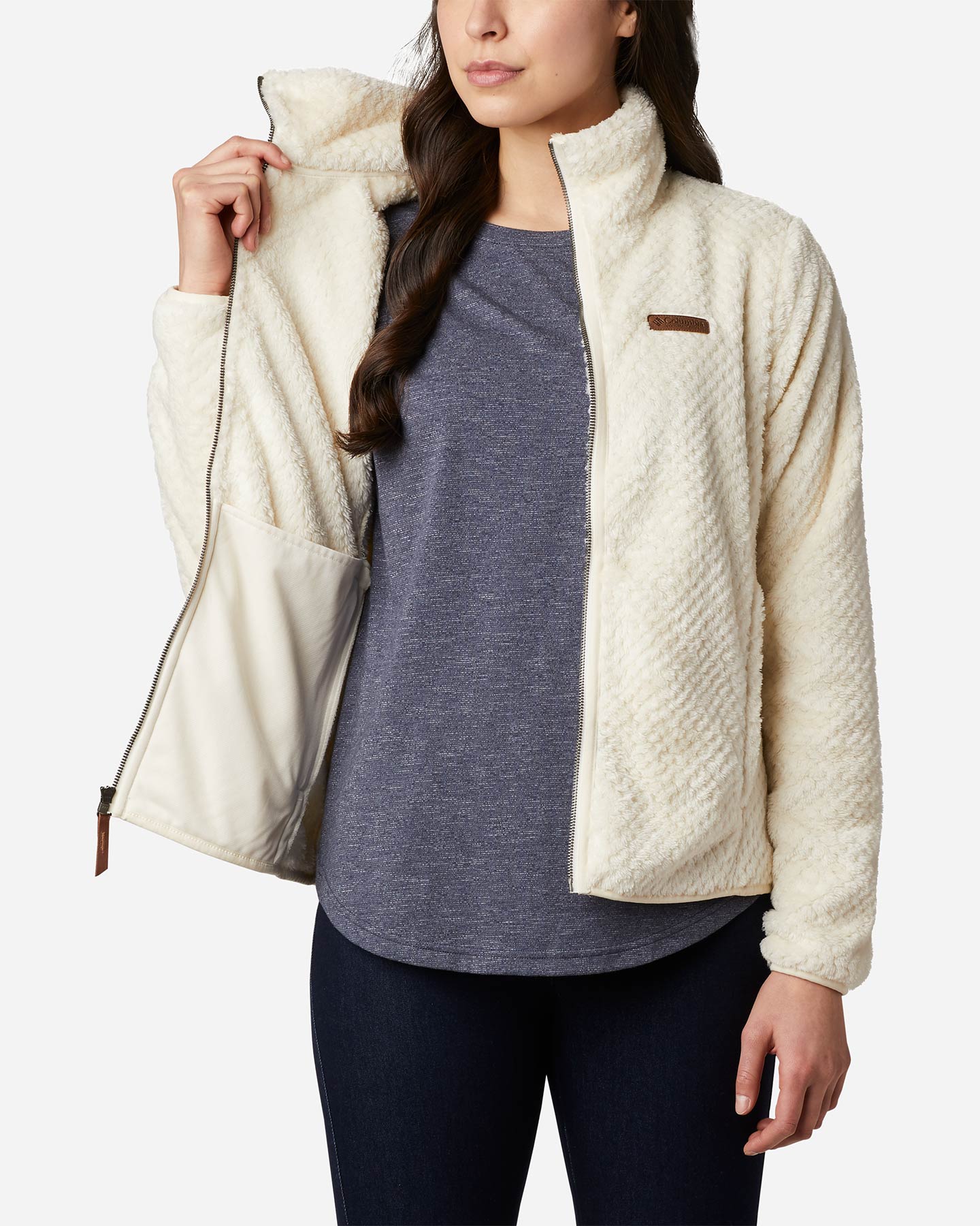 Pile COLUMBIA FIRE SIDE W - Bianco - 2 | Cisalfa Sport