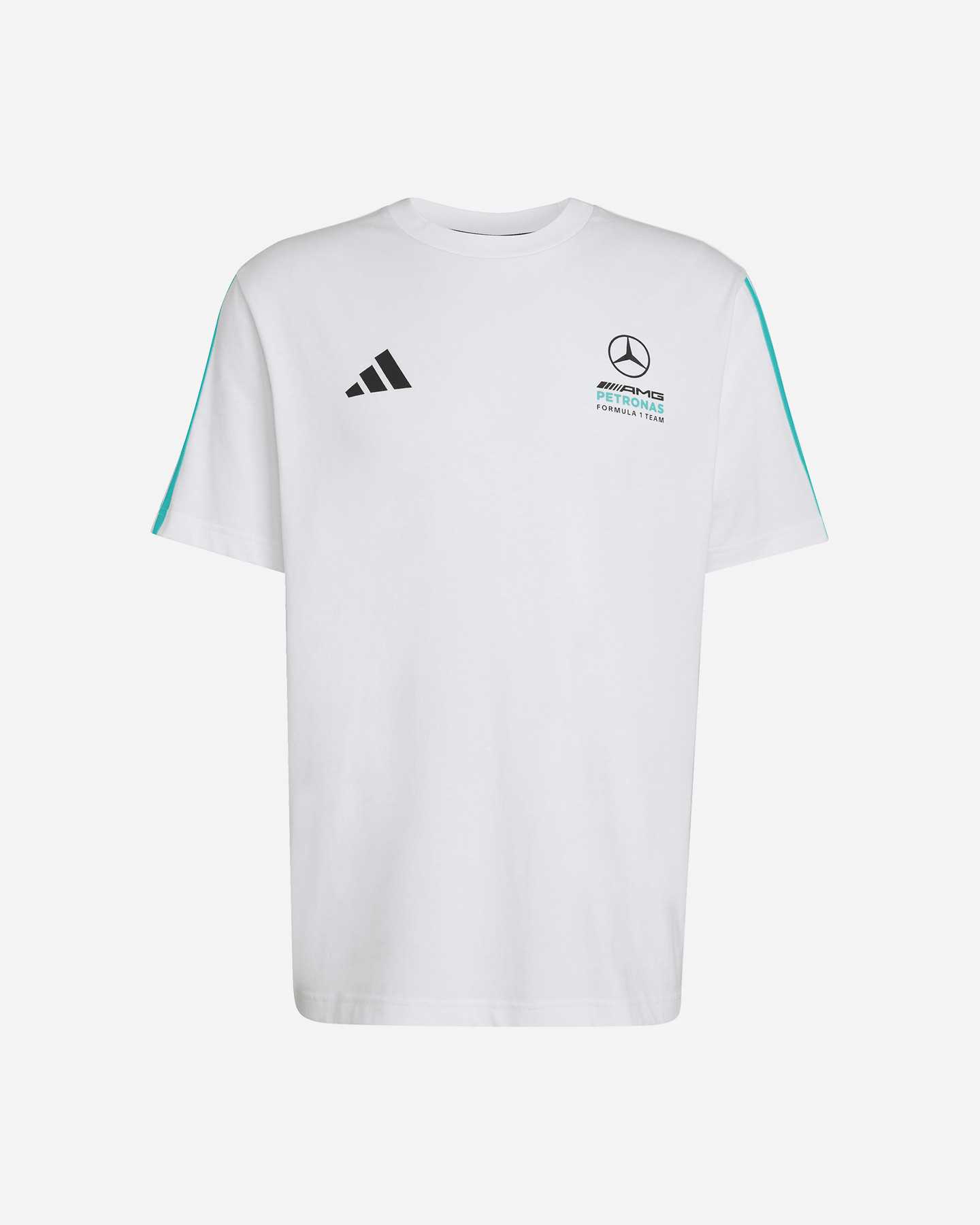 Team Dna Mercedes Big Logo M - T-shirt - Uomo - Bianco