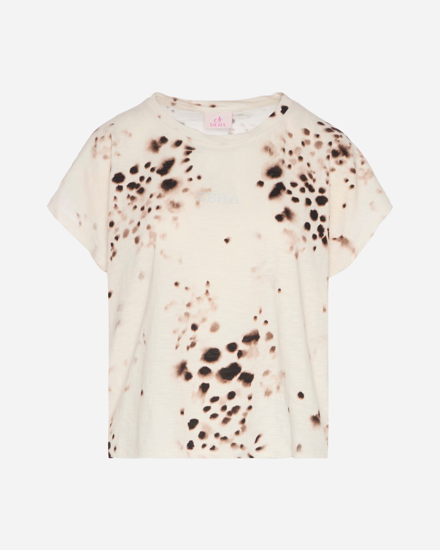 Deha All Over Printed W - T-shirt - Donna - Color Mix