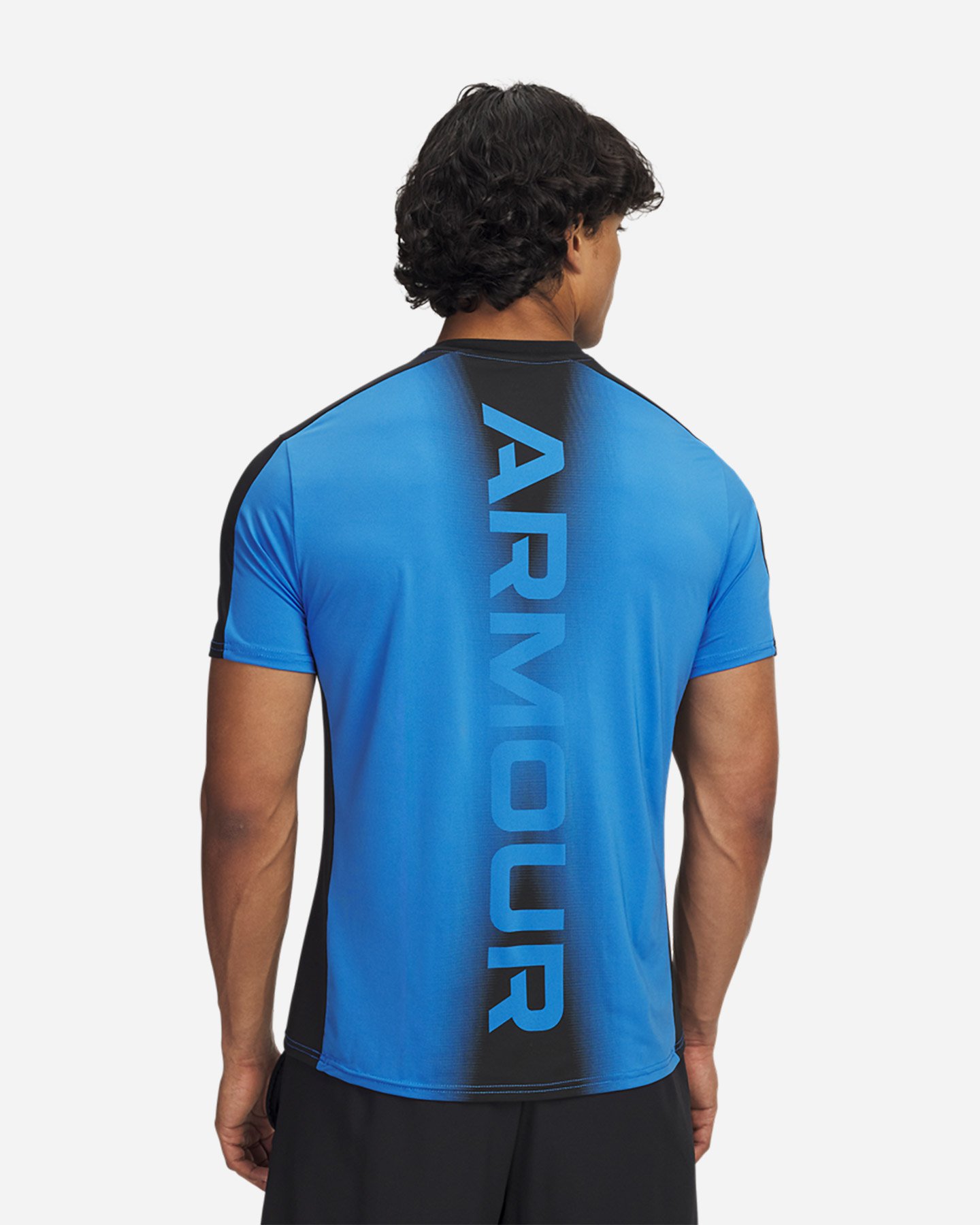 T-shirt training UNDER ARMOUR HEATGEAR WORDMARK M - Blu - 1 | Cisalfa Sport