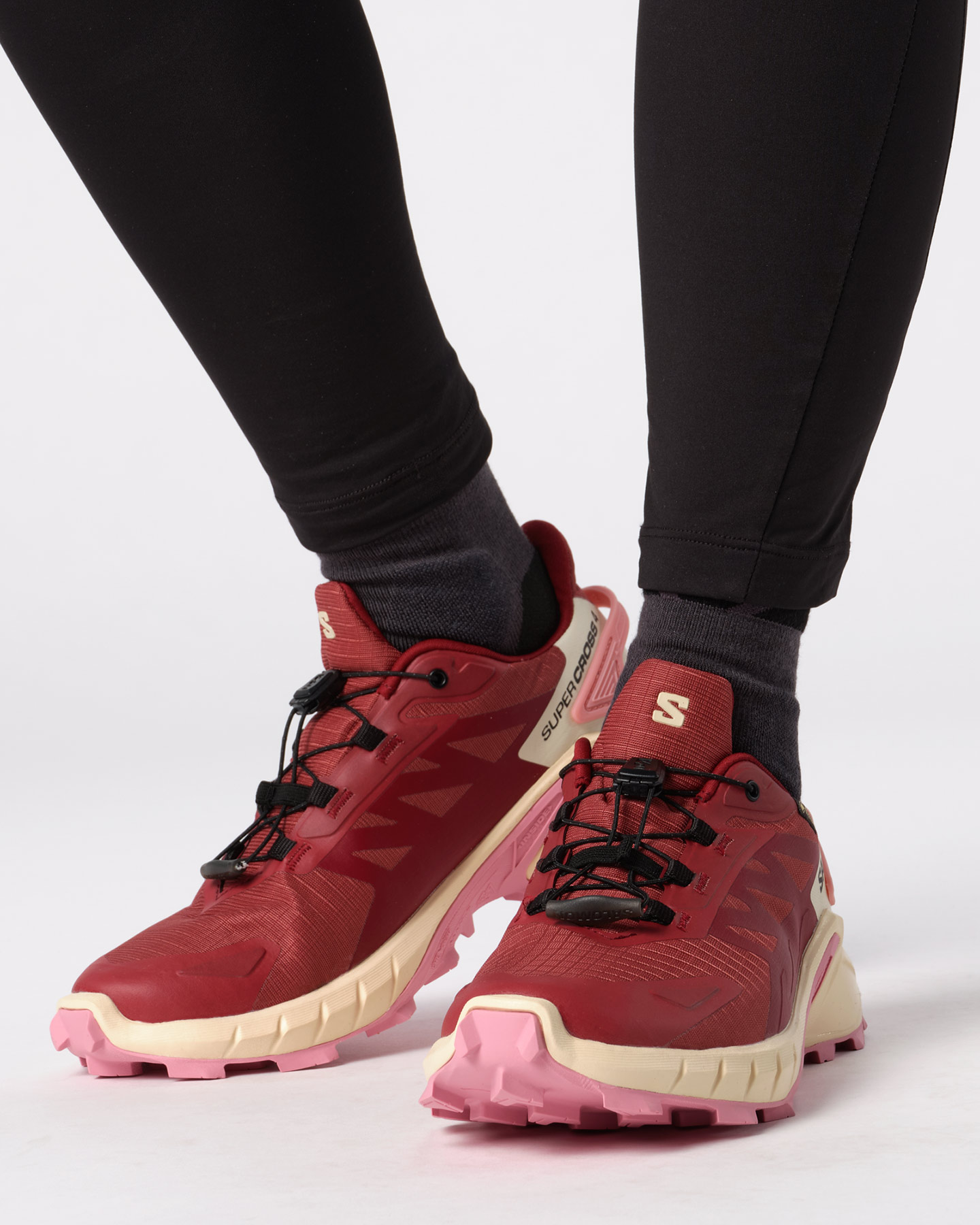 Scarpe trail SALOMON SUPERCROSS 4 GTX W - Rosa - 5 | Cisalfa Sport