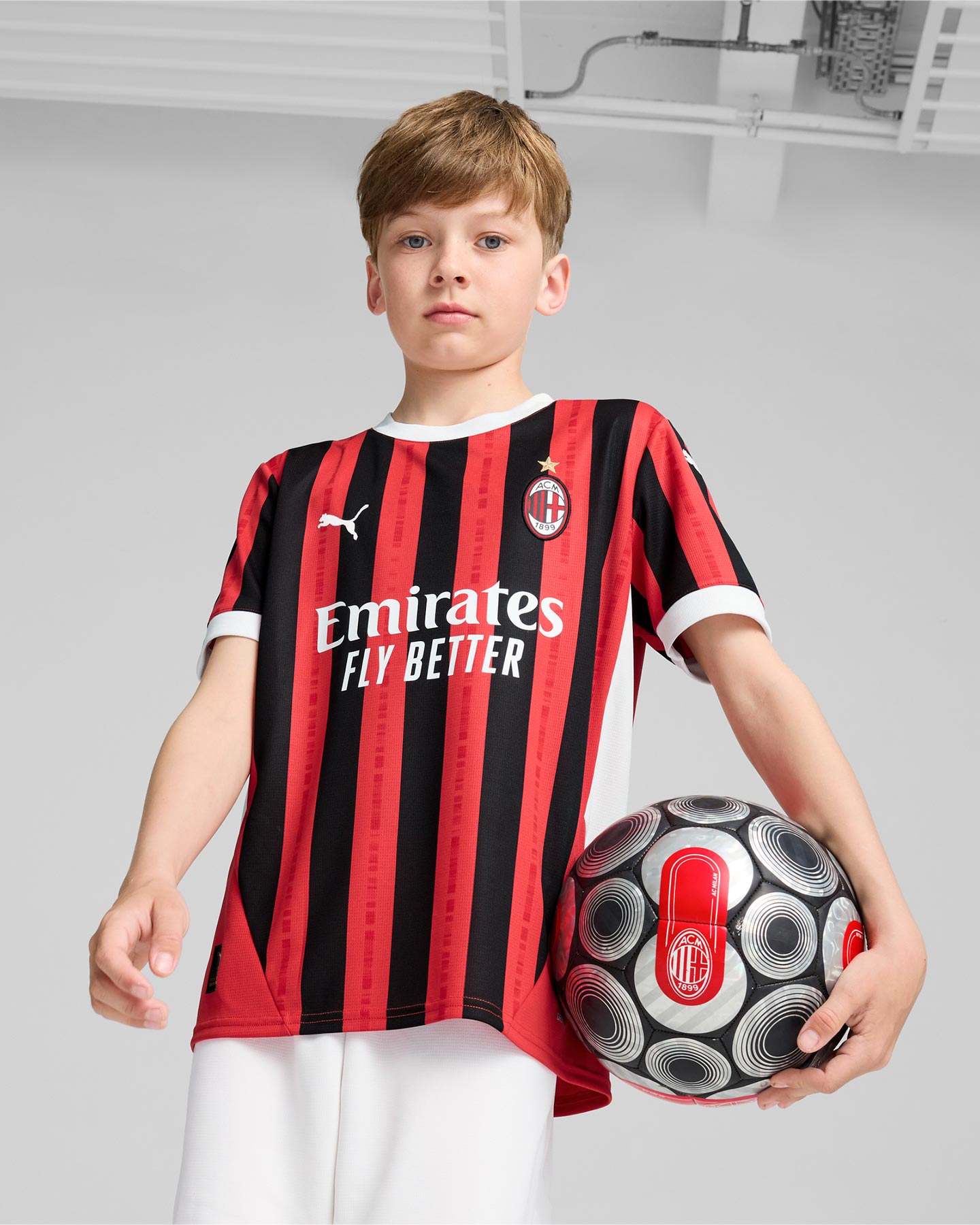 Maglia calcio ufficiale PUMA MILAN HOME 24-25 JR - Color mix - 2 | Cisalfa Sport