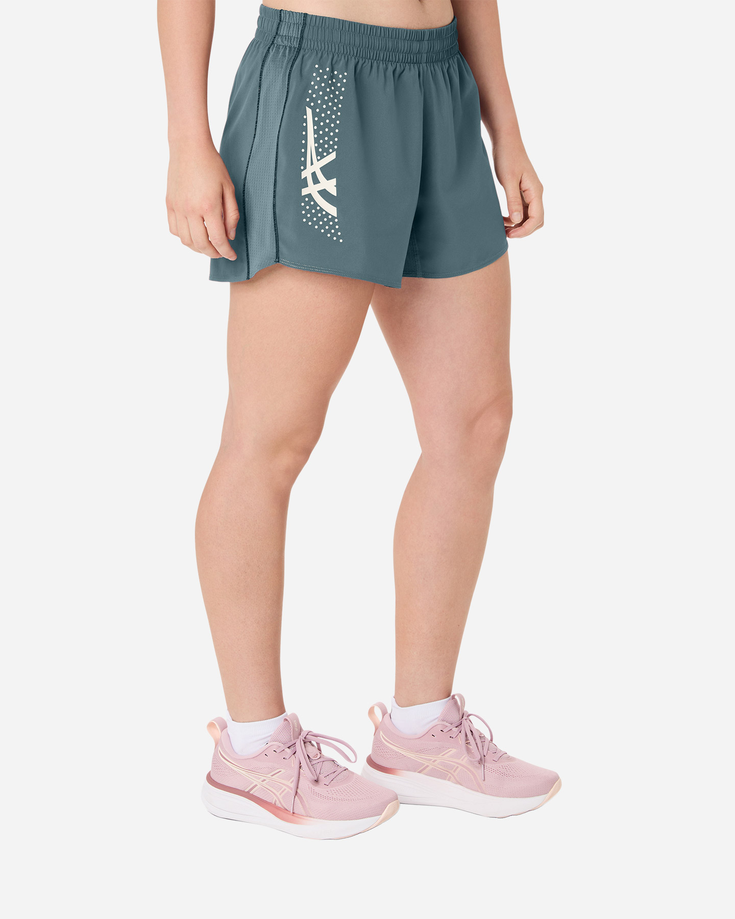 Short running ASICS ICON 4IN W - Grigio - 2 | Cisalfa Sport