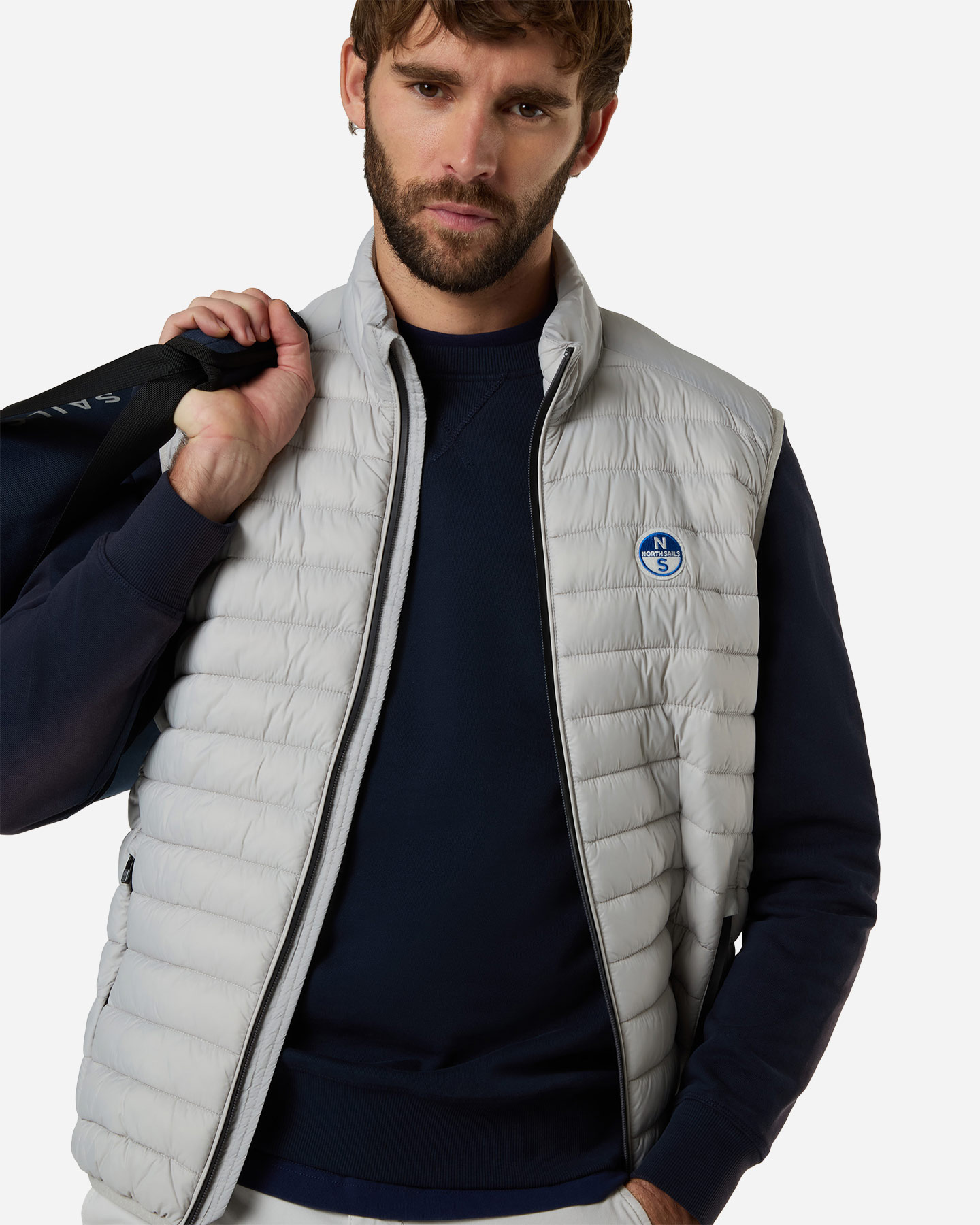 Gilet NORTH SAILS ZEPHIR ULTRALIGHT M - Grigio - 4 | Cisalfa Sport