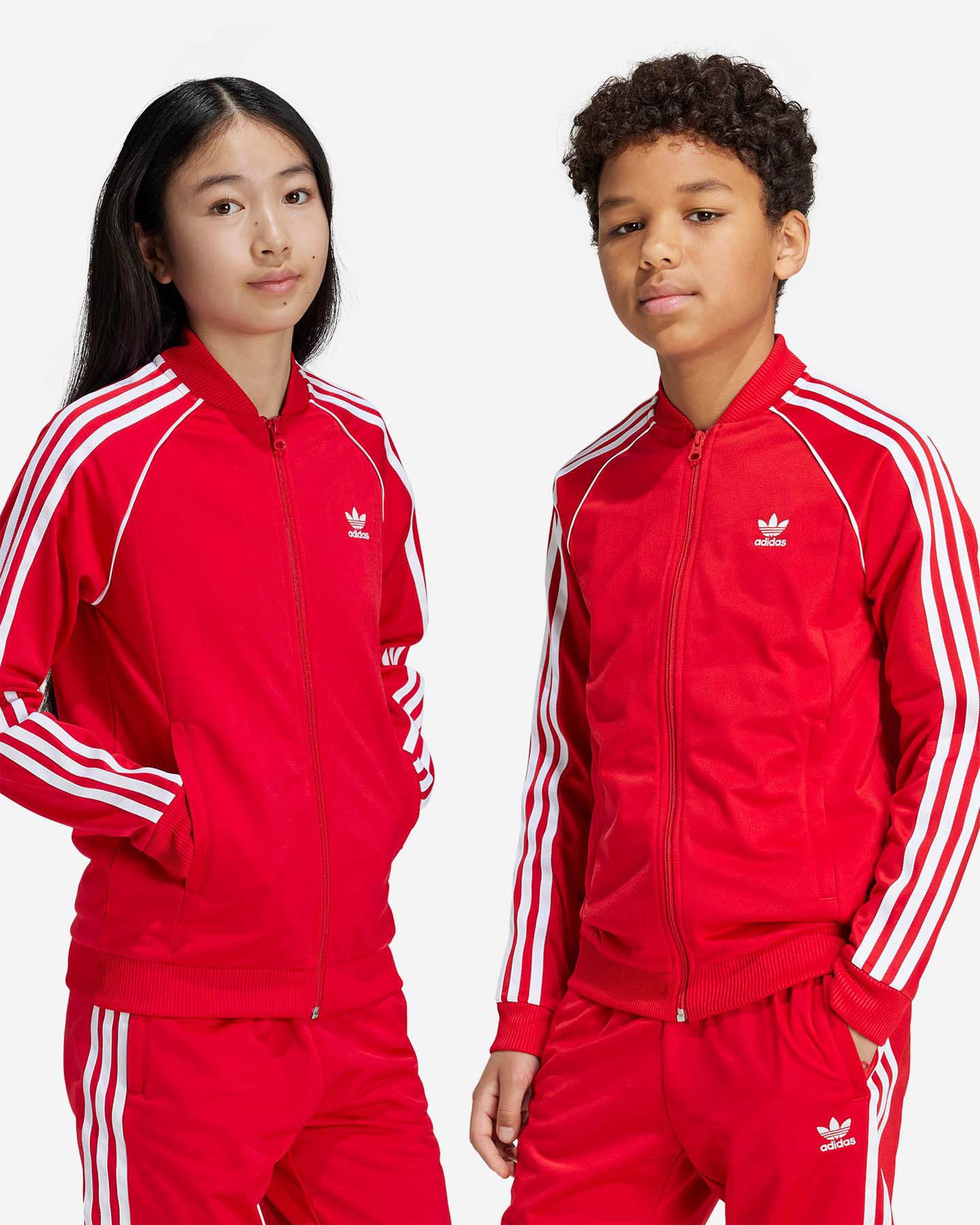 Felpa ADIDAS CLASSIC JR - Rosso - 2 | Cisalfa Sport