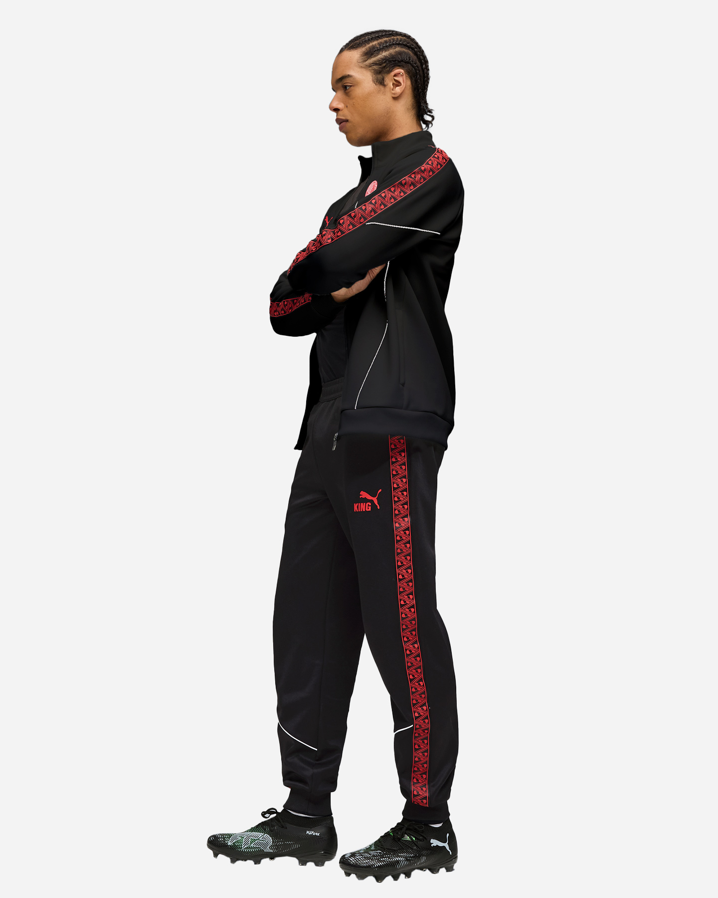 Abbigliamento calcio ufficiale PUMA MILAN KING PREMATCH 25-26 M - Color mix - 4 | Cisalfa Sport