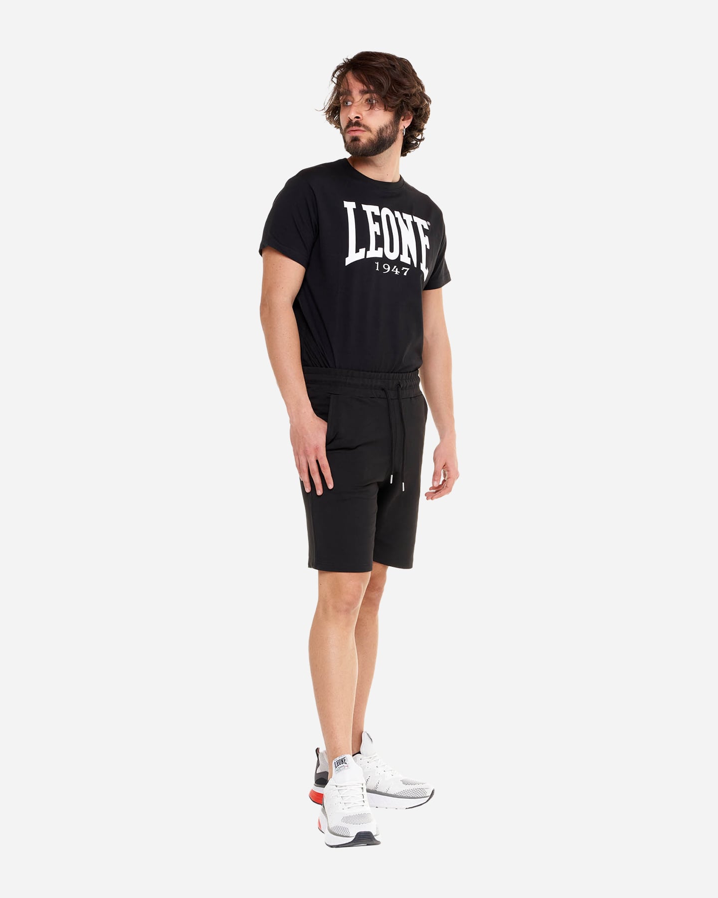 Pantaloncini LEONE SMALL LOGO M - Nero - 3 | Cisalfa Sport