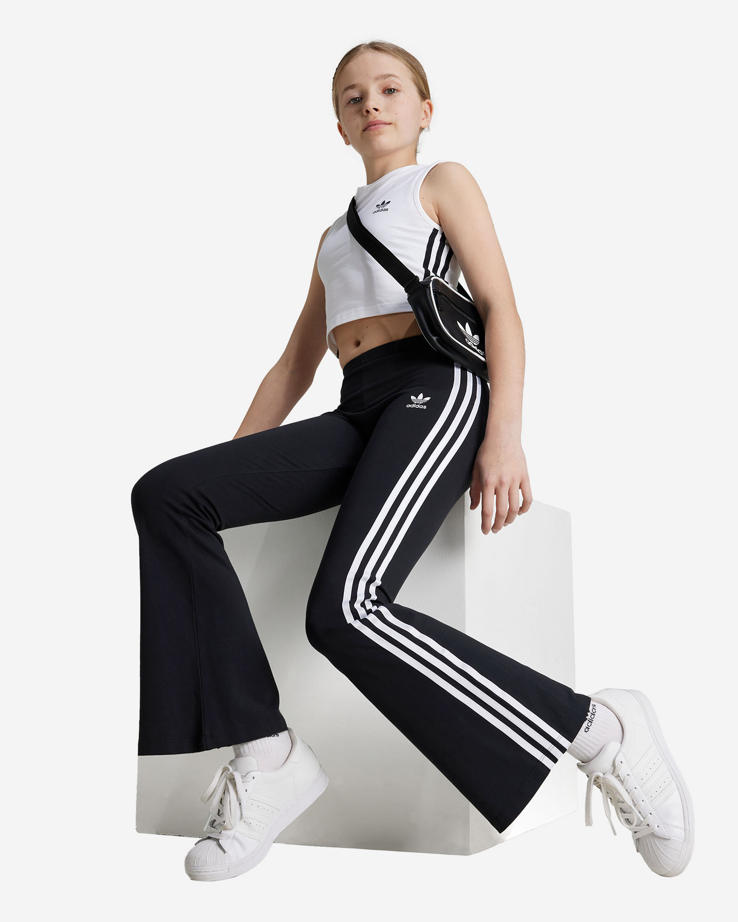 Leggings ADIDAS O GIRL 3STRIPES JR - Nero - 3 | Cisalfa Sport