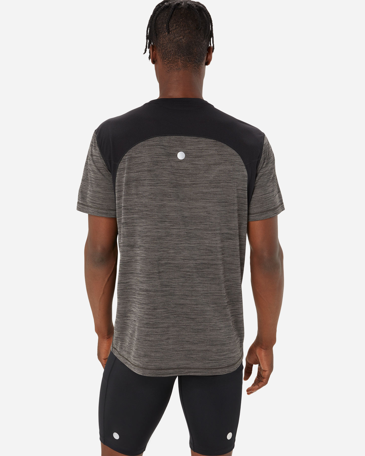 T-shirt running ASICS ROAD M - Nero - 2 | Cisalfa Sport