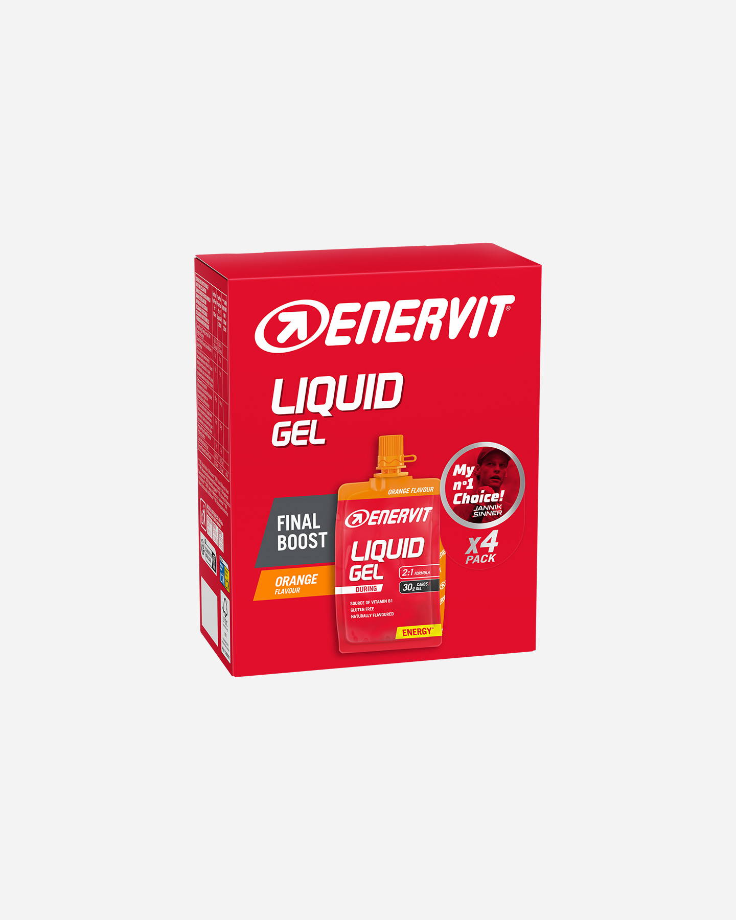 Energetico ENERVIT LIQUID GEL ARANCIA 4 PACK 60 ML  - Color mix - 0 | Cisalfa Sport