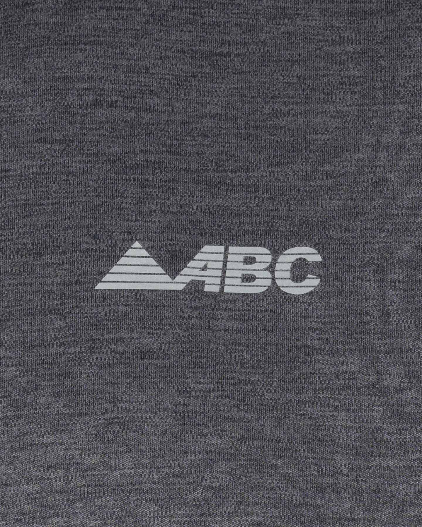 T-shirt running ABC ESSENTIAL M - Nero - 4 | Cisalfa Sport