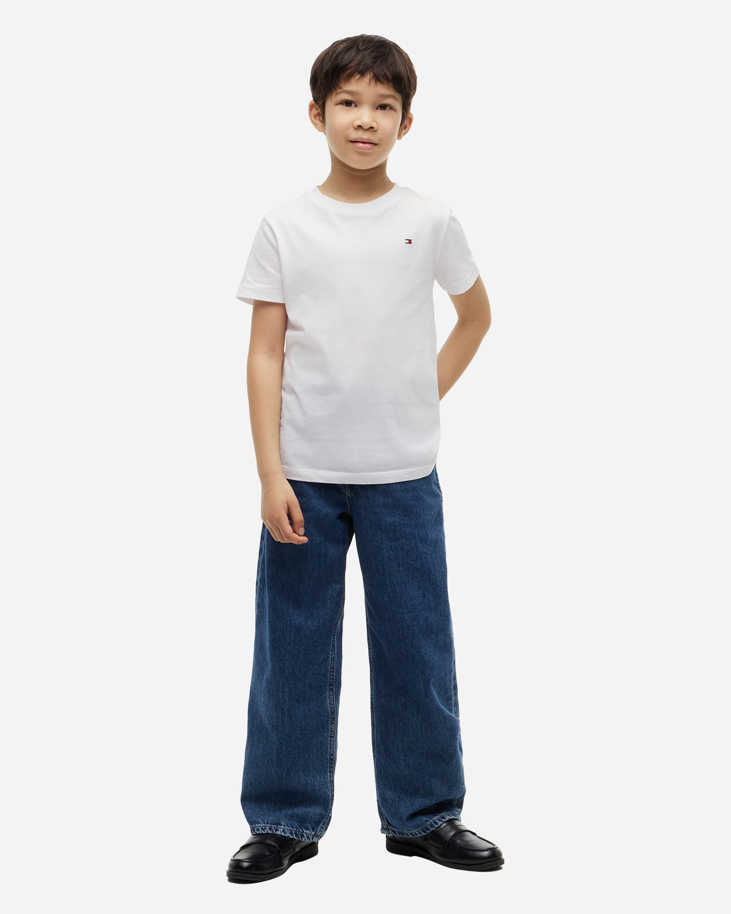 T-shirt TOMMY HILFIGER TEAM PRIMARY JR - Bianco - 3 | Cisalfa Sport