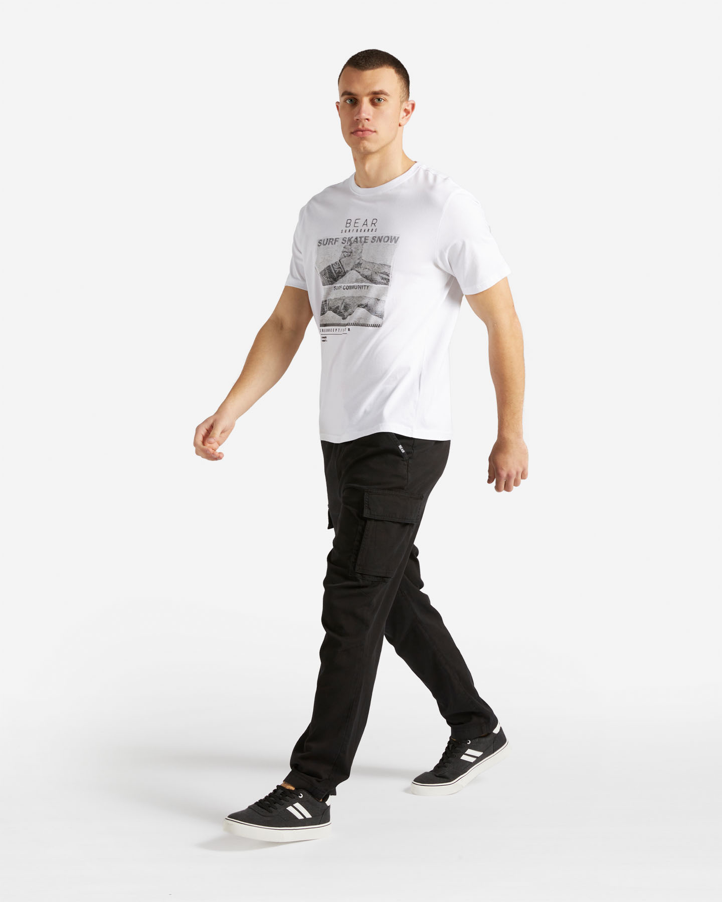 T-shirt BEAR HERITAGE M - Bianco - 3 | Cisalfa Sport