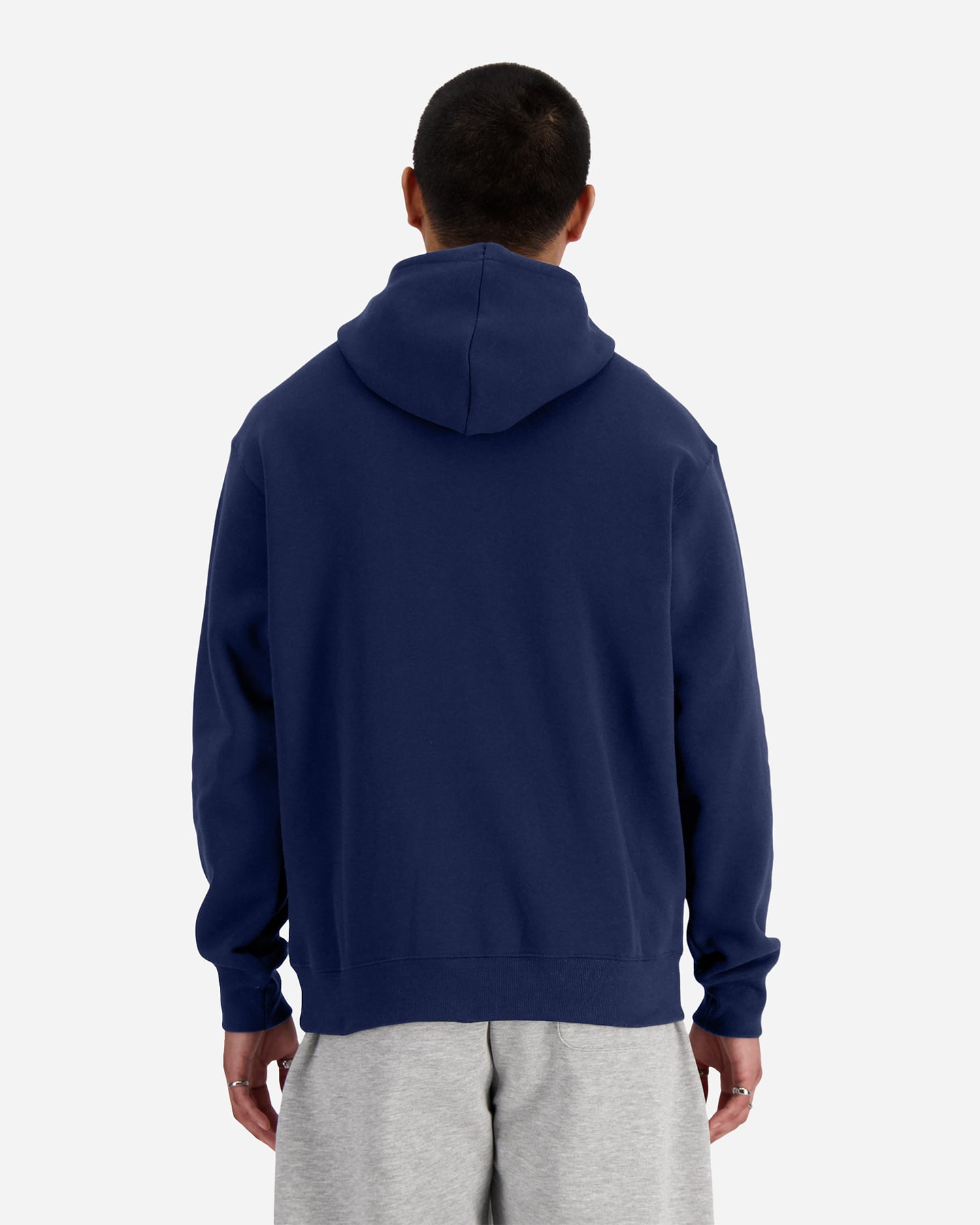 Felpa NEW BALANCE SMALL LOGO M - Blu Navy - 2 | Cisalfa Sport