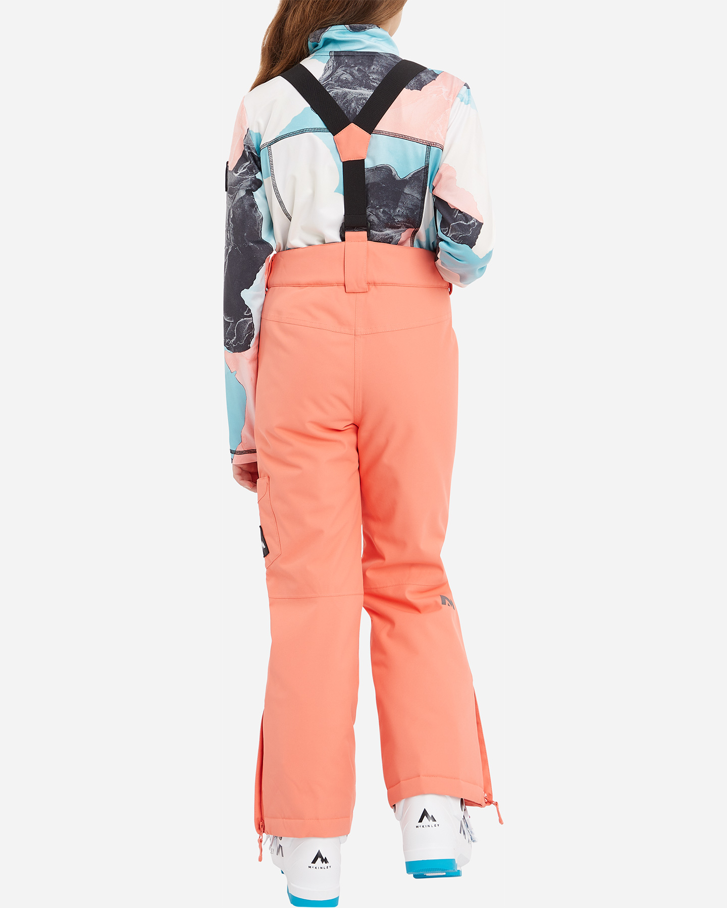 Salopette sci MCKINLEY GELMA JR - Rosso - 2 | Cisalfa Sport