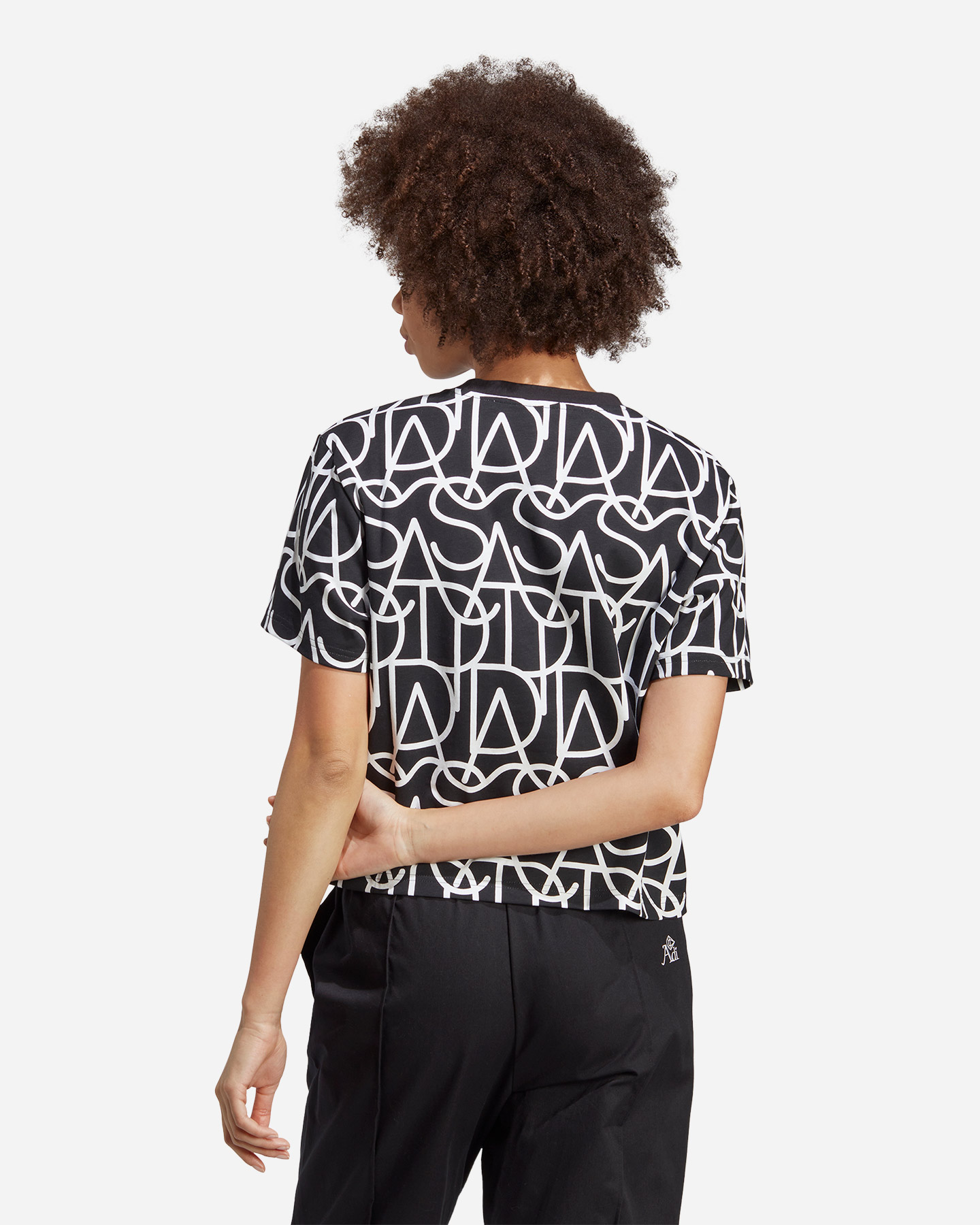 T-shirt ADIDAS ALL OVER W - Nero - 2 | Cisalfa Sport