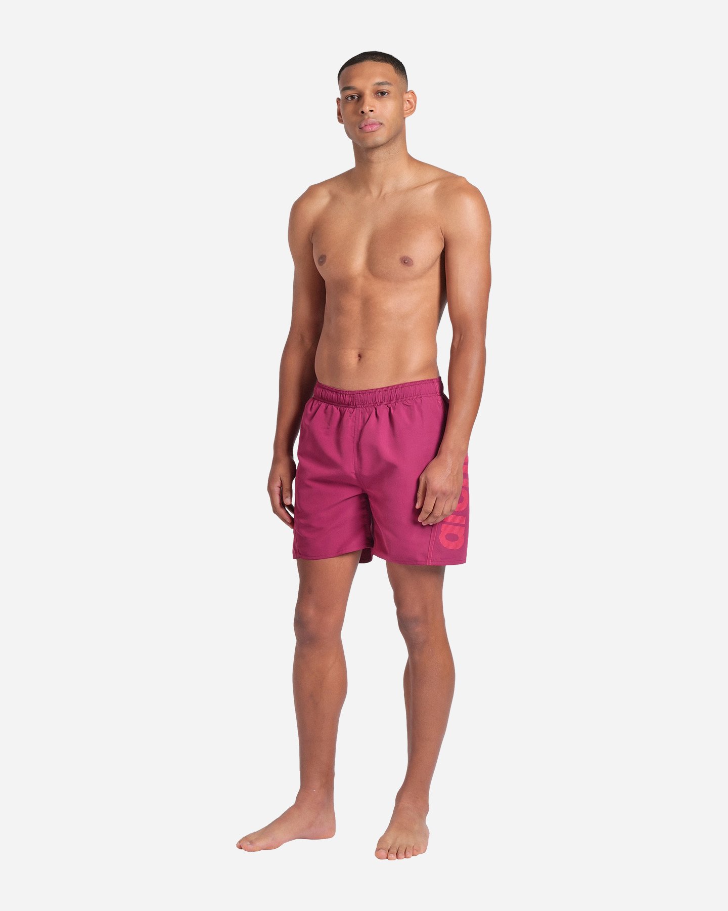 Boxer mare ARENA FUNDAMENTALS LOGO M - Viola - 2 | Cisalfa Sport