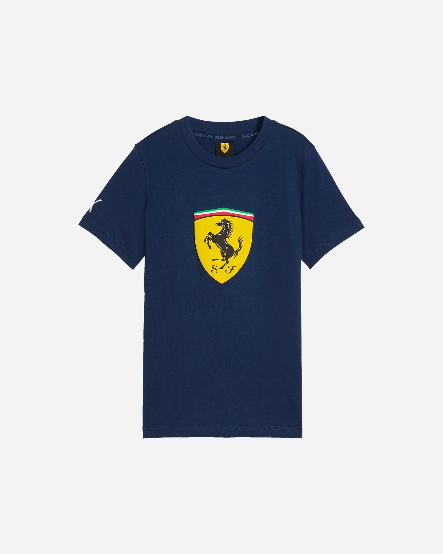 T-shirt PUMA FERRARI SPORTSW COLORED SHIELD JR - Blu - 0 | Cisalfa Sport