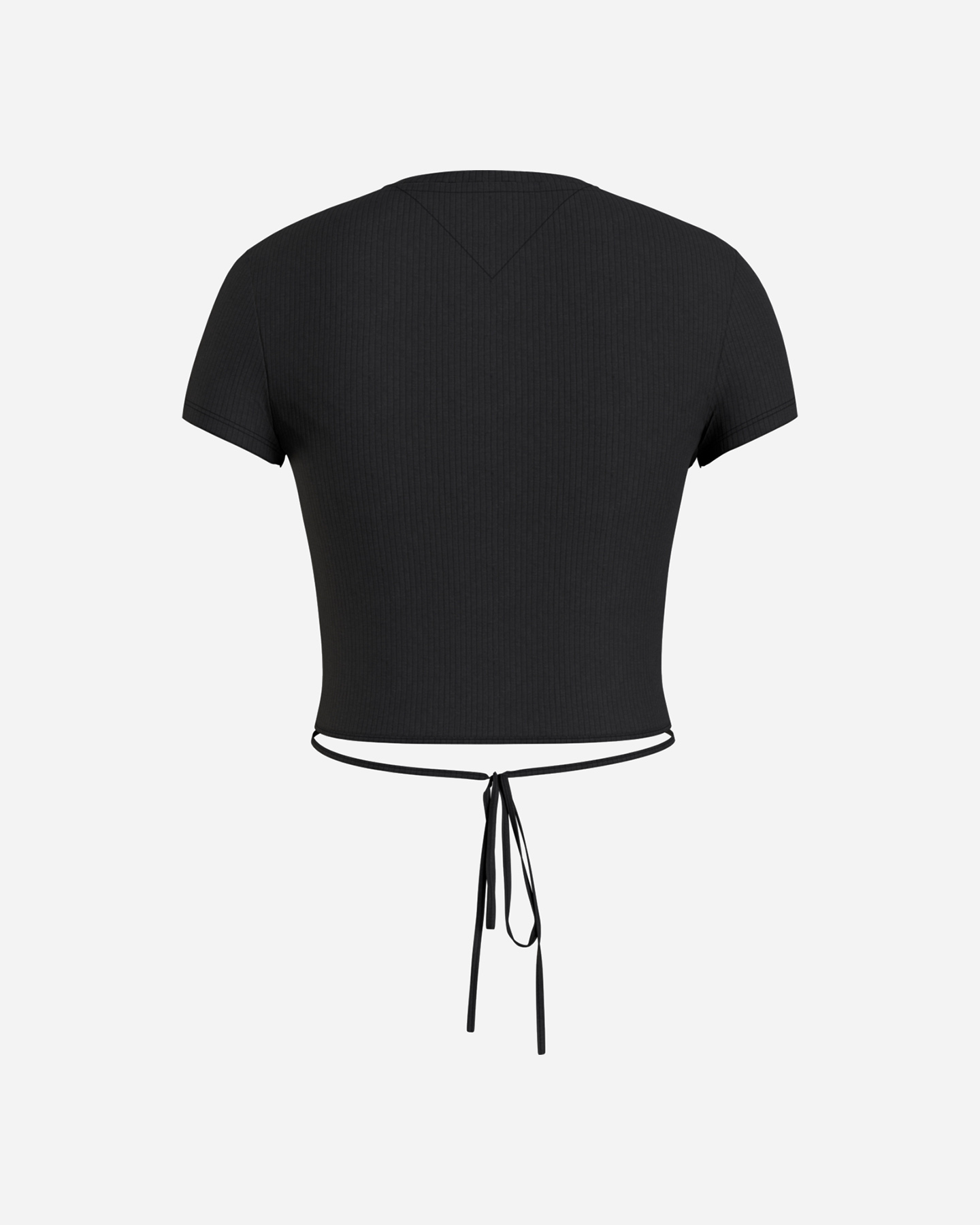 T-shirt TOMMY HILFIGER CROP W - Nero - 3 | Cisalfa Sport