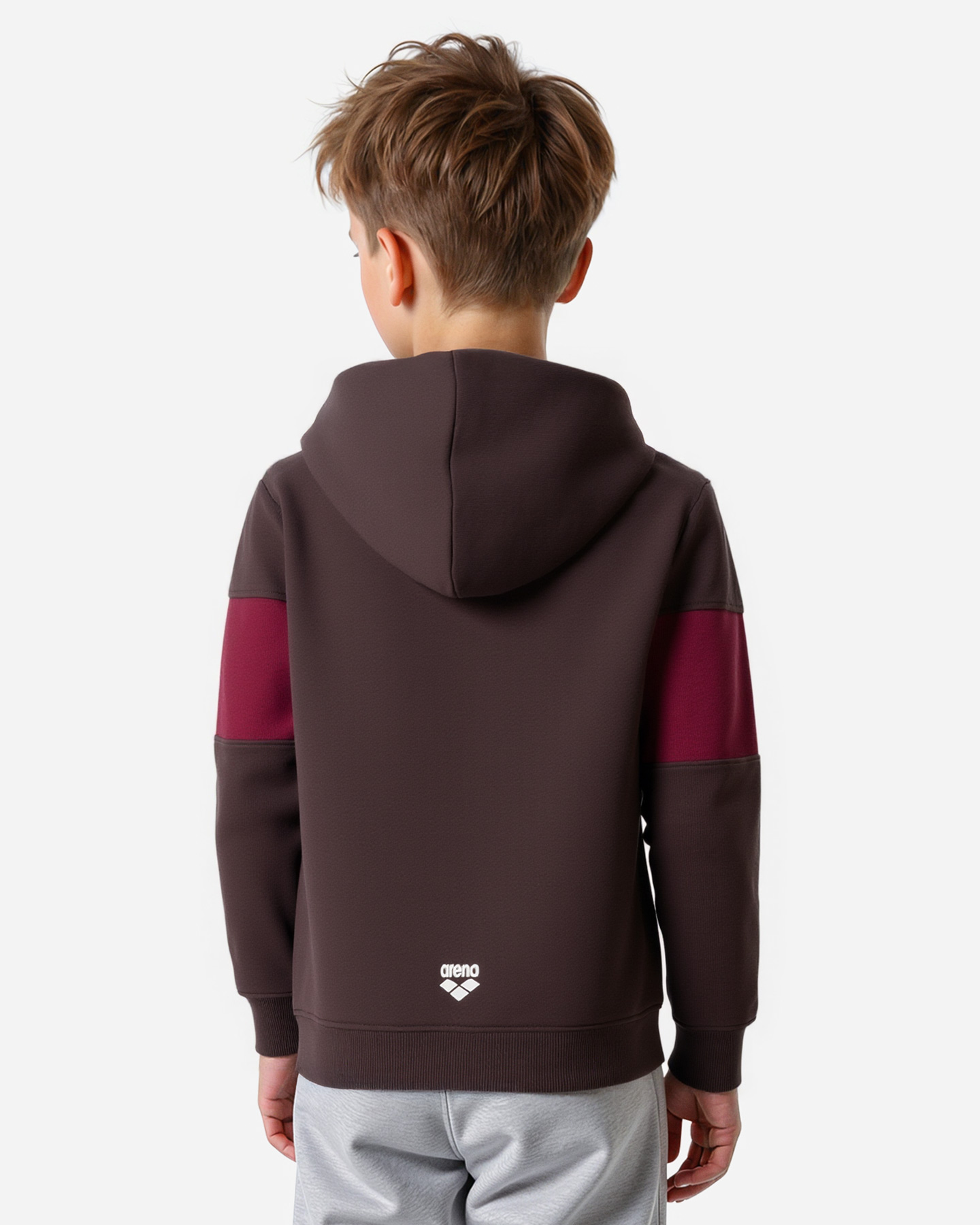 Felpa ARENA ATHLETIC ESSENTIAL JR - Marrone - 4 | Cisalfa Sport