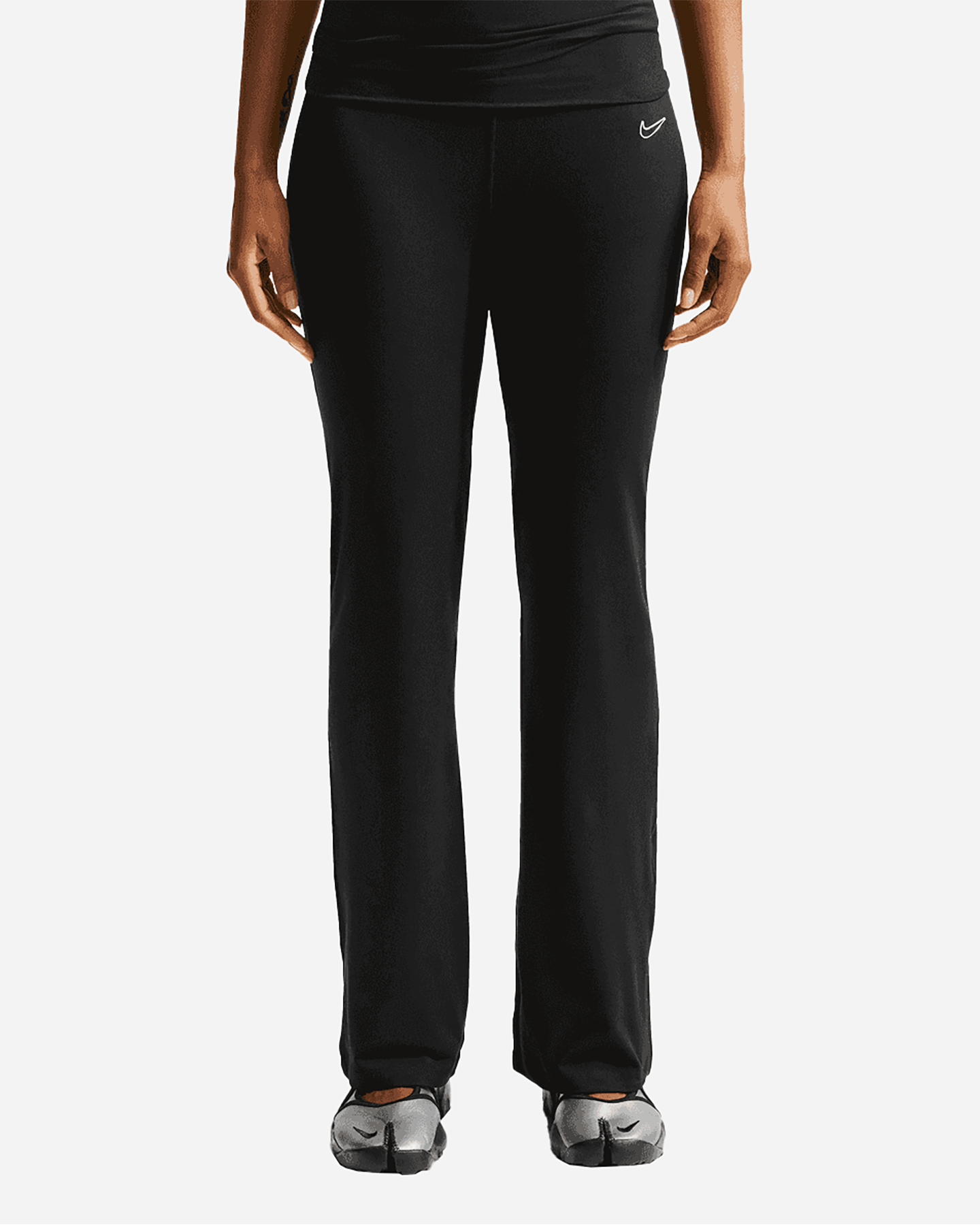 Pantalone NIKE FLARE HIGH RISE GYM LIFE W - Nero - 0 | Cisalfa Sport