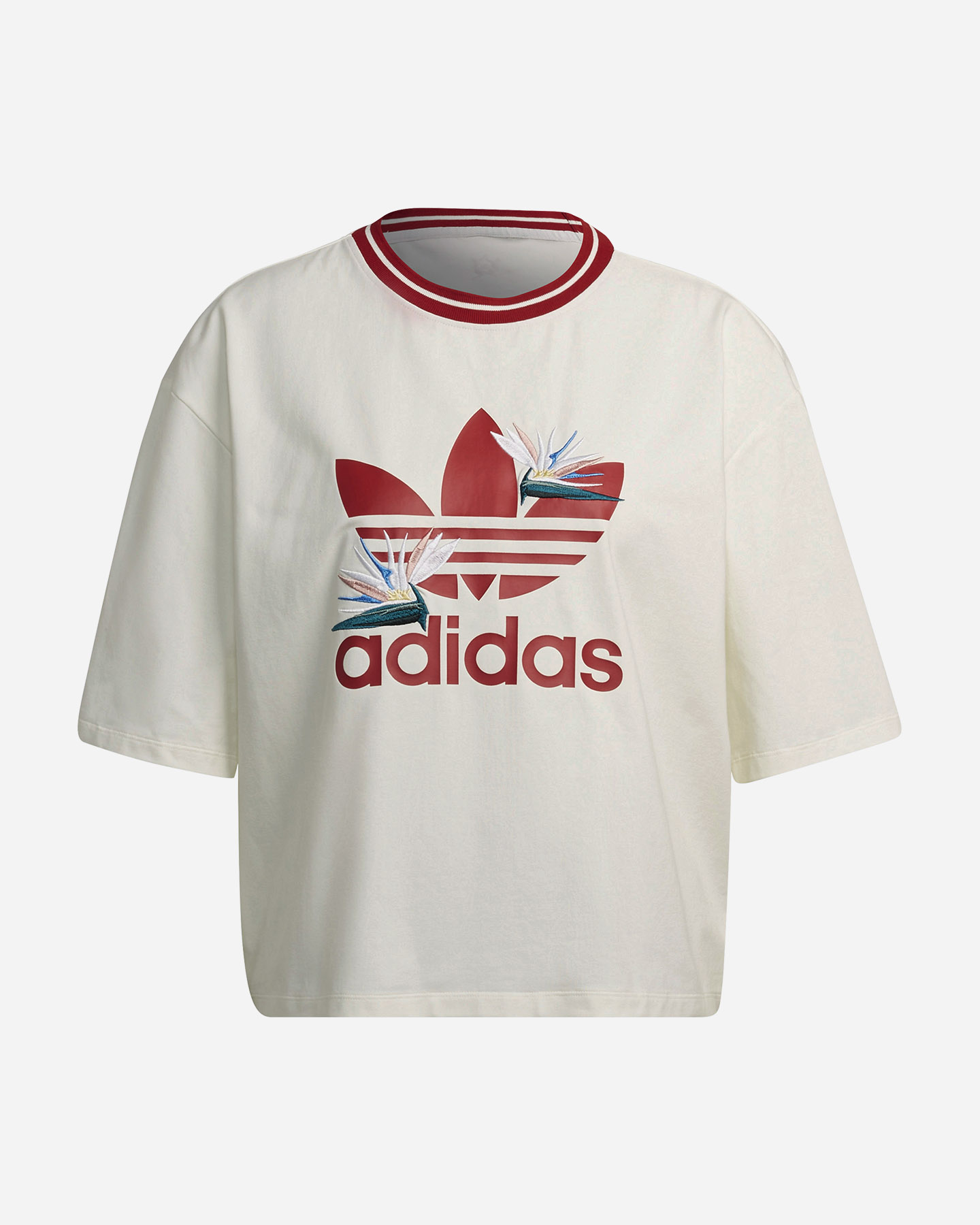 T-shirt ADIDAS ORIGINAL LOOSE THEBE W - Bianco - 0 | Cisalfa Sport