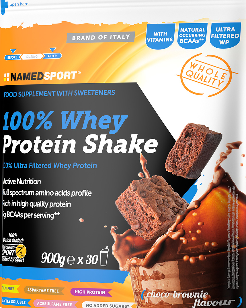 Energetico NAMED SPORT 100% WHEY PROTEIN SHAKE 900  - Color mix - 1 | Cisalfa Sport