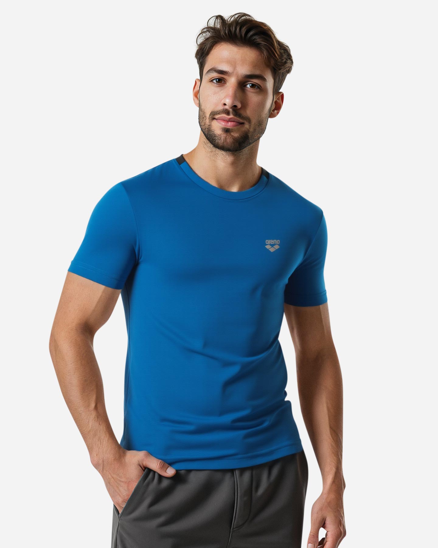 T-shirt training ARENA ESSENTIAL MOVE M - Blu - 3 | Cisalfa Sport