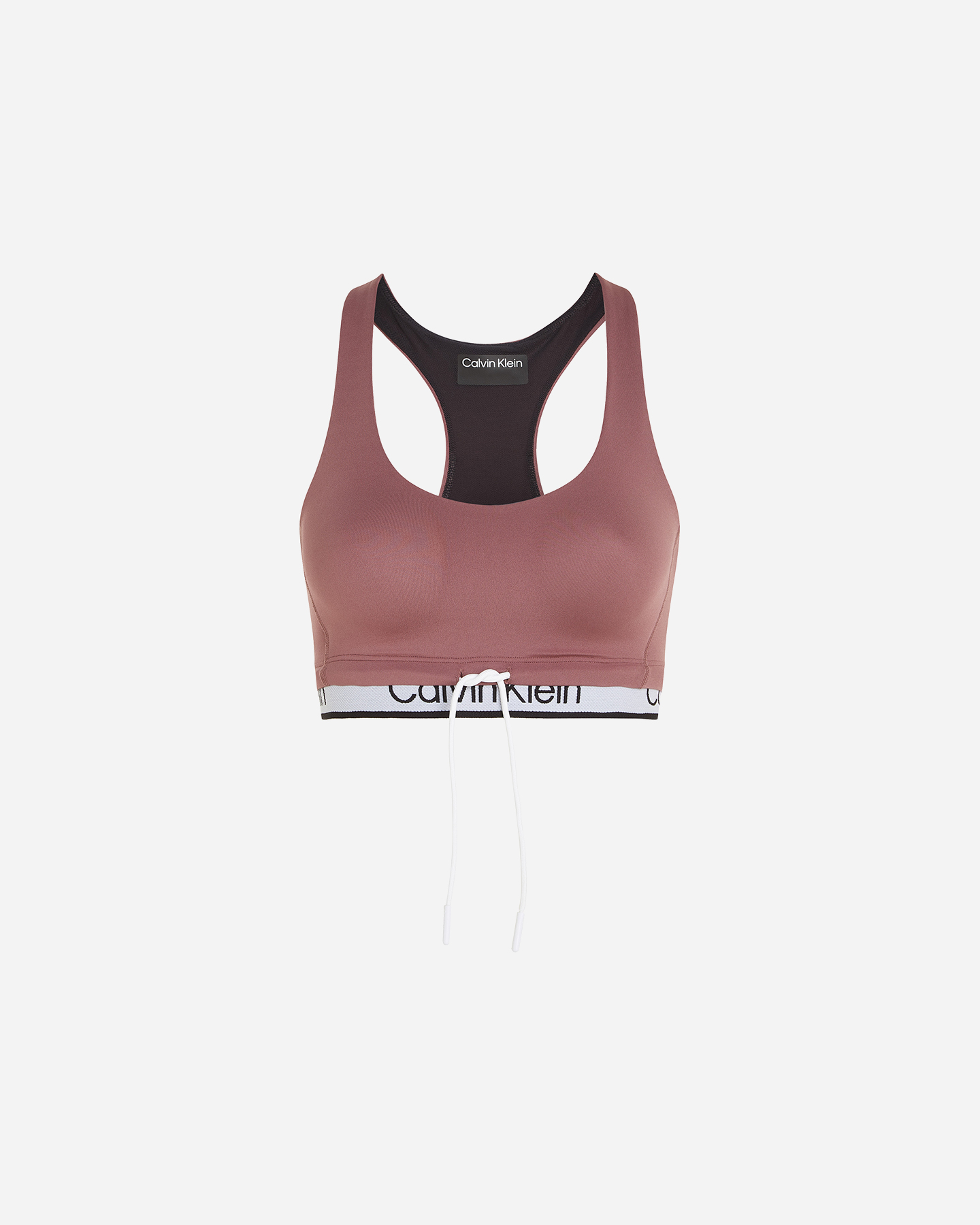 Reggiseno sportivo CALVIN KLEIN SPORT COULISSE ELASTIC W - Rosa - 0 | Cisalfa Sport