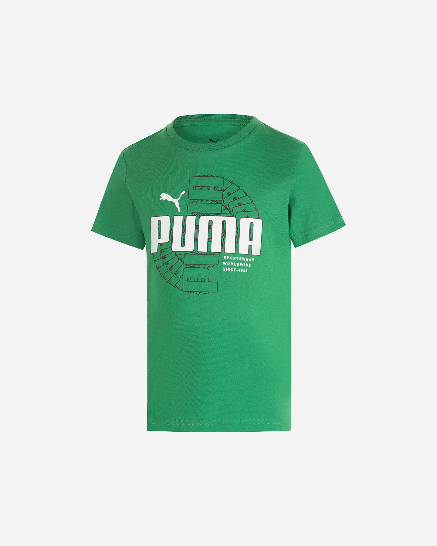 T-shirt PUMA ROUND CLOCK JR - Verde - 0 | Cisalfa Sport