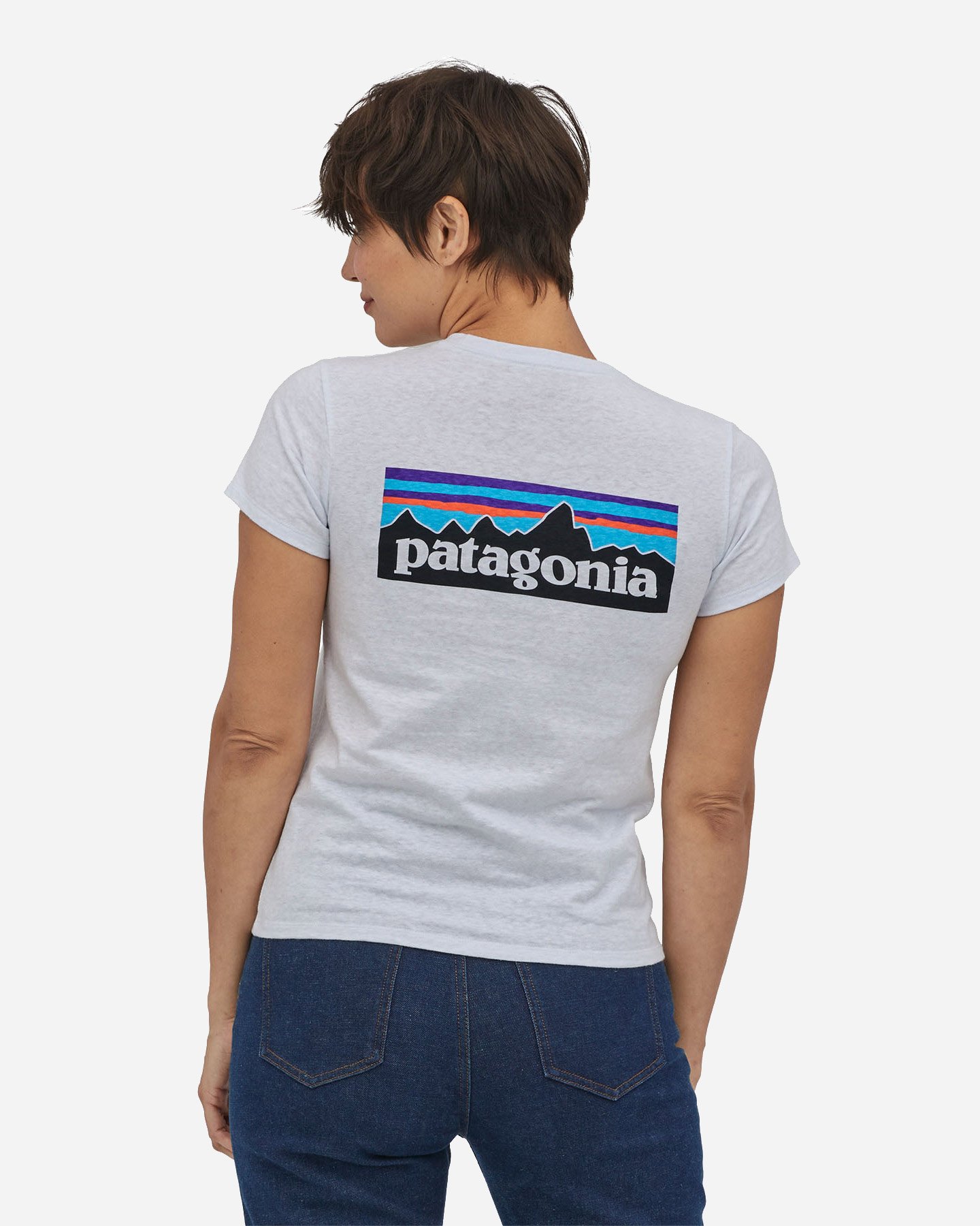 T-shirt PATAGONIA P6 LOGO W - Bianco - 3 | Cisalfa Sport