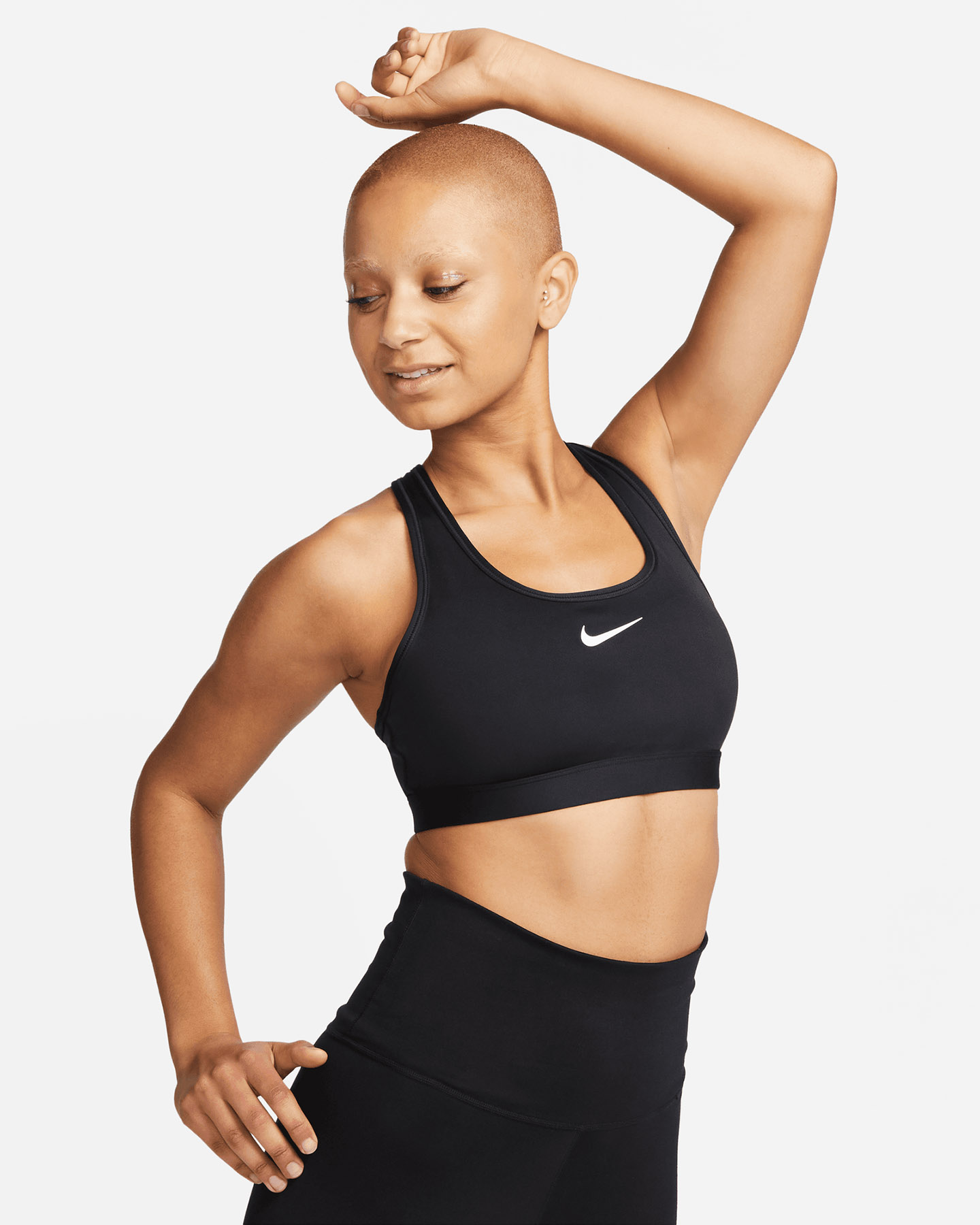 Bra training NIKE SWOOSH W - Nero - 0 | Cisalfa Sport