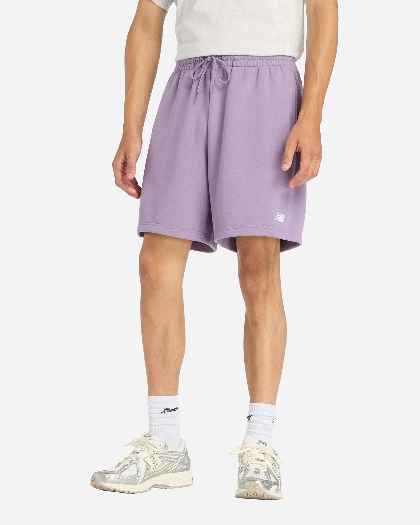 Pantaloncini NEW BALANCE ESSENTIAL SMALL LOGO M - Viola - 0 | Cisalfa Sport
