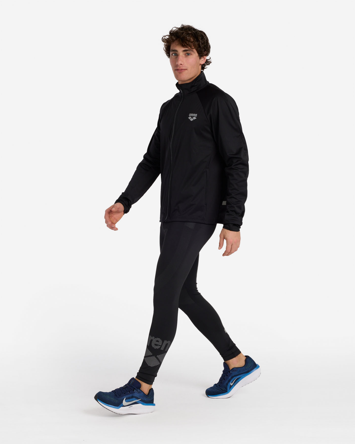 Giacca running ARENA CARDIO M - Nero - 4 | Cisalfa Sport