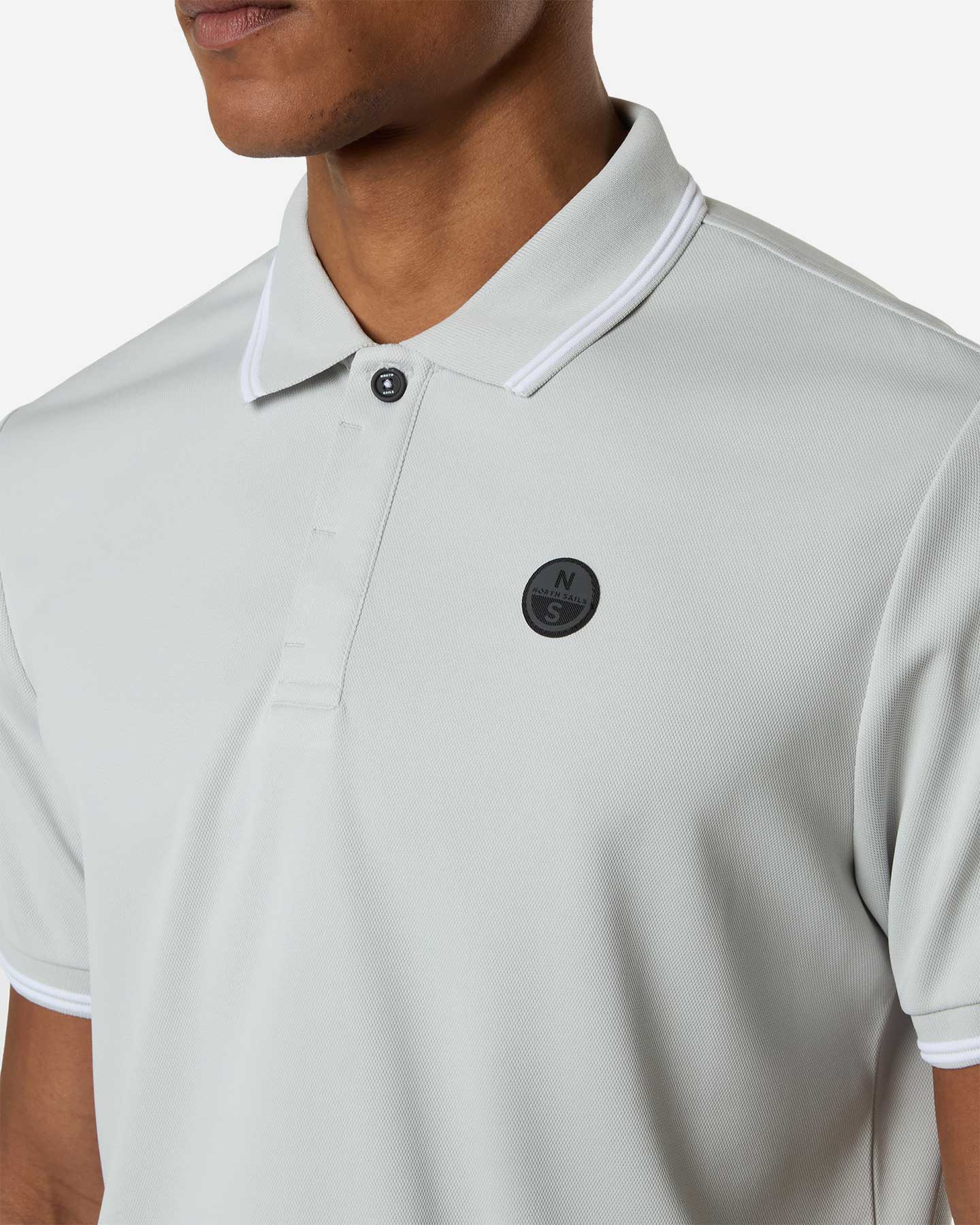 Polo NORTH SAILS PIQUET COOLMAX M - Grigio - 4 | Cisalfa Sport