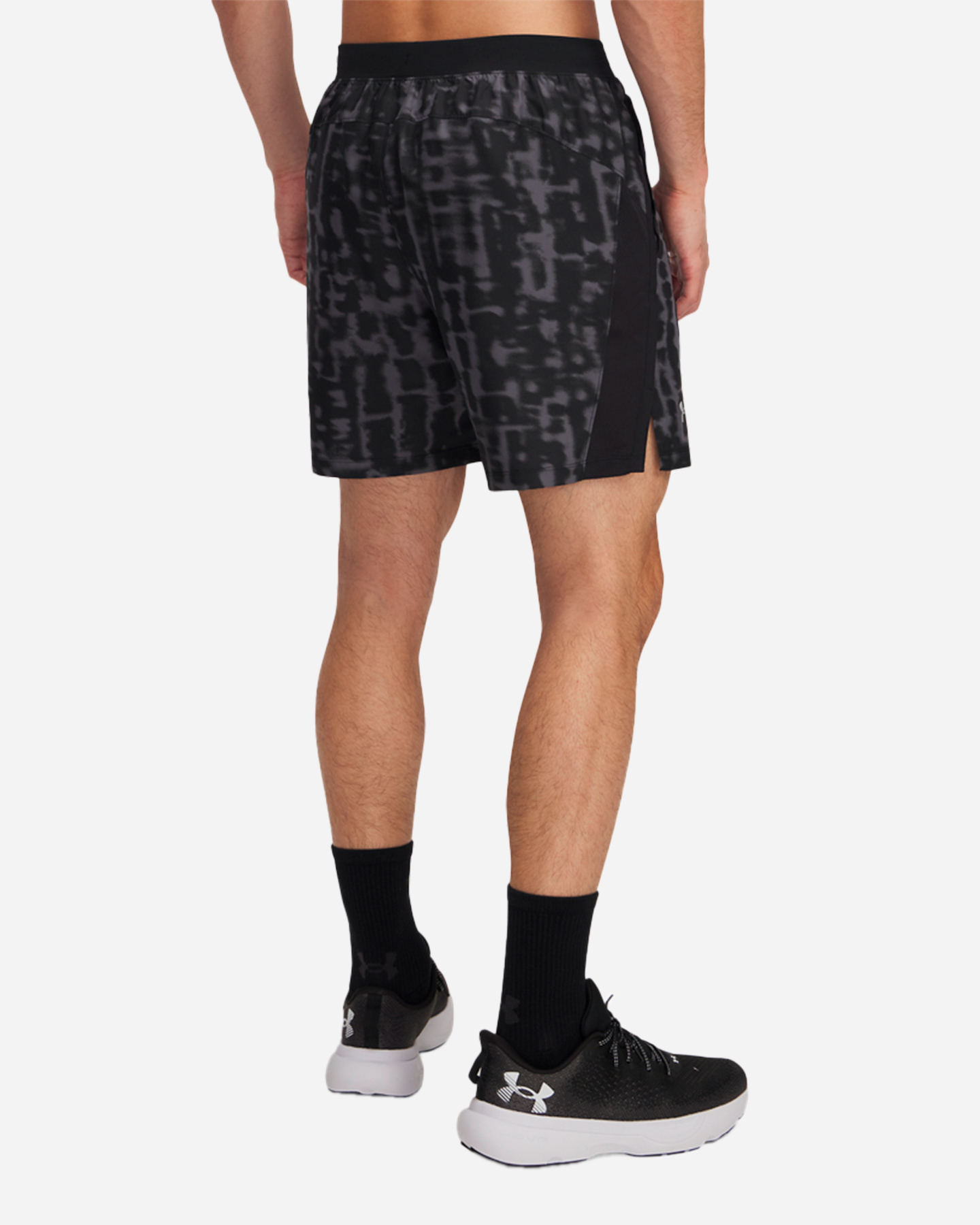 Short running UNDER ARMOUR LAUNCH 7 PRINT M - Nero - 1 | Cisalfa Sport