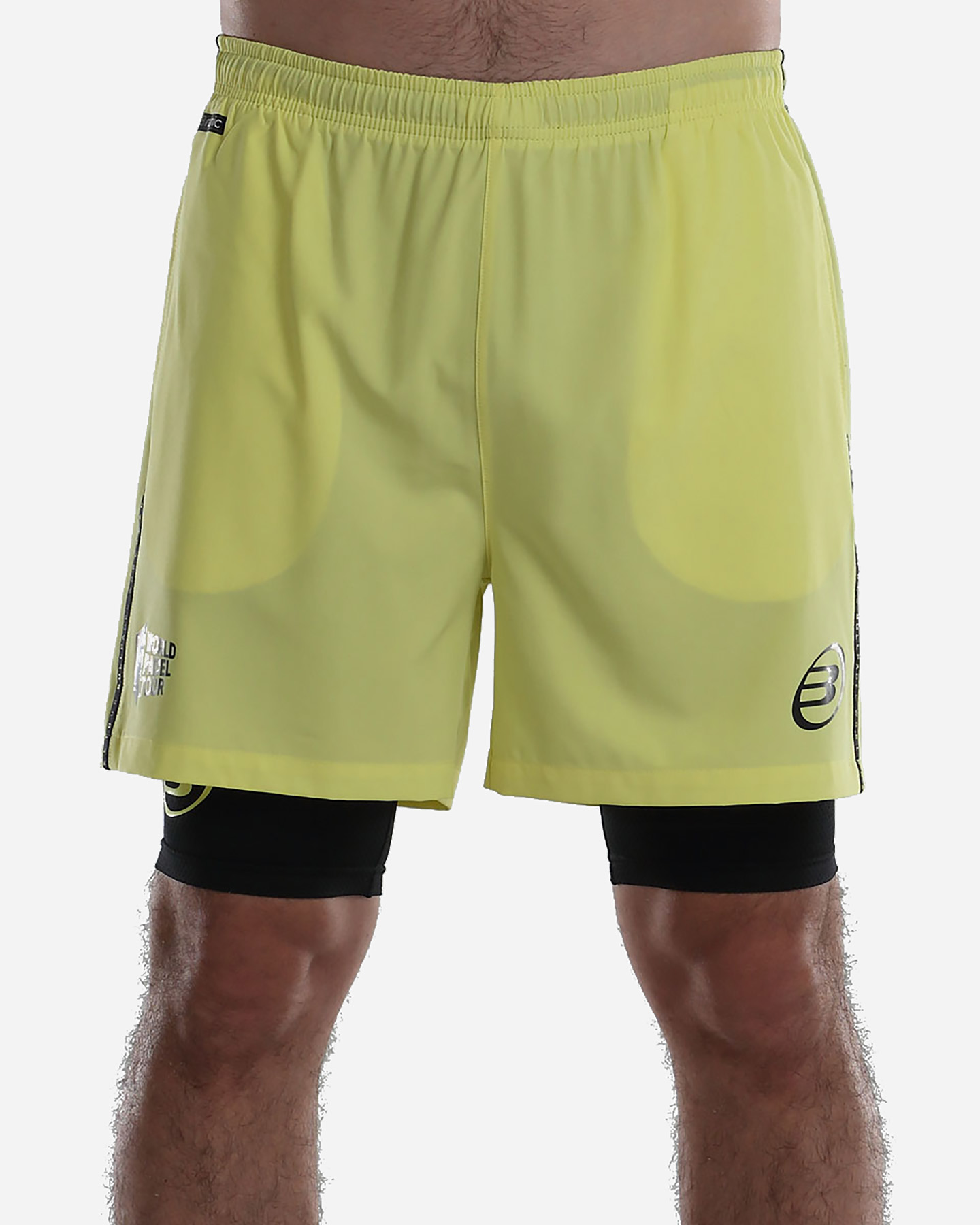 Pantaloncini tennis BULLPADEL LIRIO 2IN1 M - Giallo - 0 | Cisalfa Sport