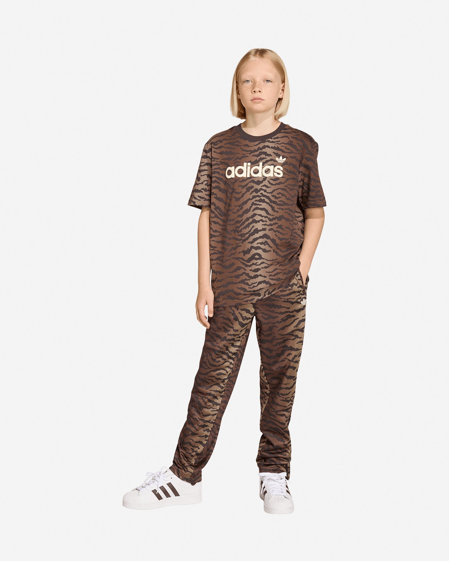 T-shirt ADIDAS TIGER JR - Marrone - 3 | Cisalfa Sport