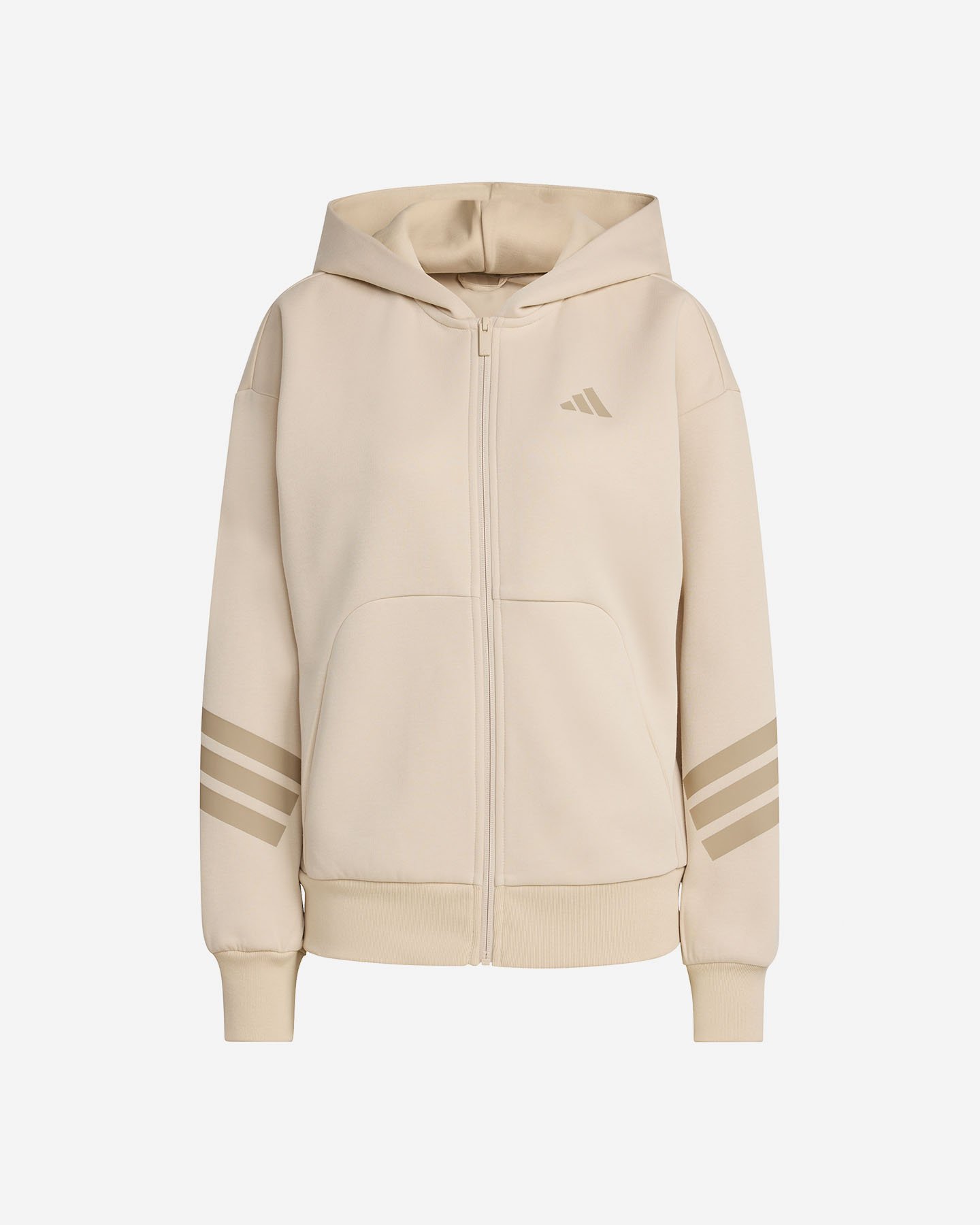 Felpa ADIDAS FUTURE ICONS 3STRIPES W - Beige - 0 | Cisalfa Sport